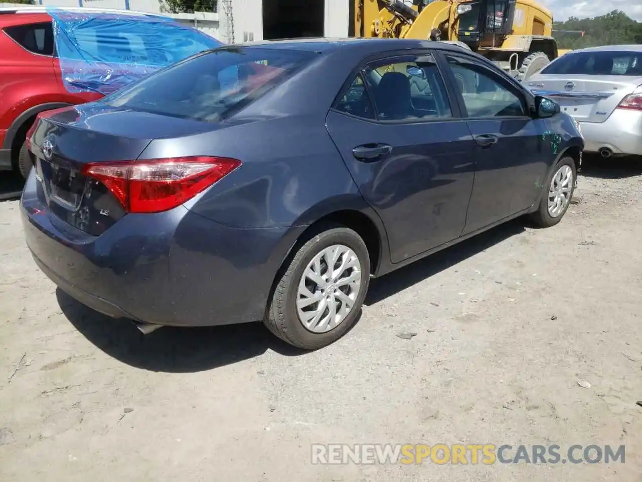 4 Photograph of a damaged car 5YFBURHE3KP903673 TOYOTA COROLLA 2019