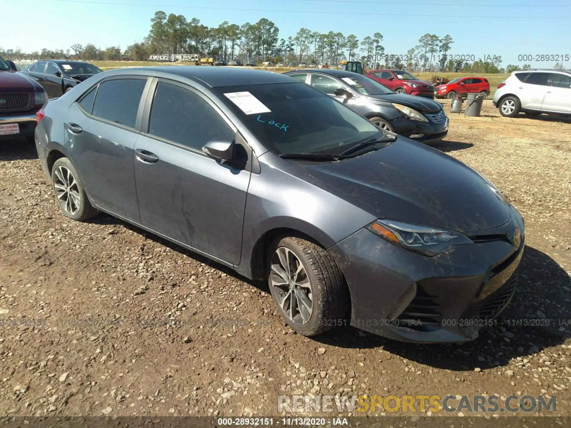 1 Photograph of a damaged car 5YFBURHE3KP904032 TOYOTA COROLLA 2019