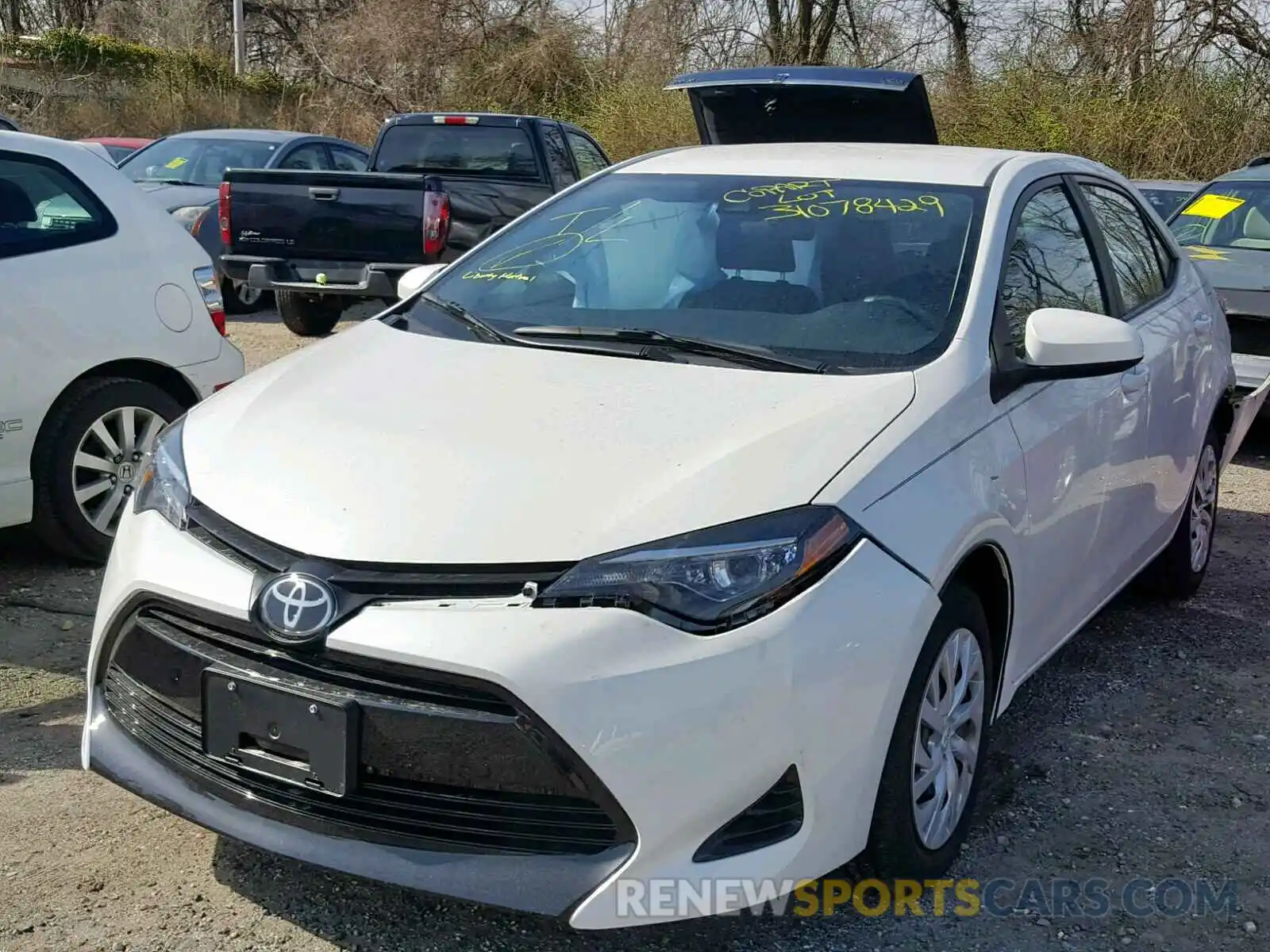 2 Photograph of a damaged car 5YFBURHE3KP904211 TOYOTA COROLLA 2019