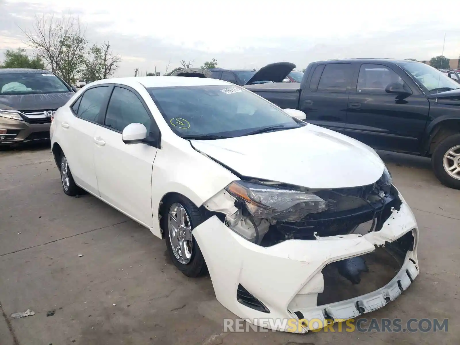 1 Photograph of a damaged car 5YFBURHE3KP904435 TOYOTA COROLLA 2019