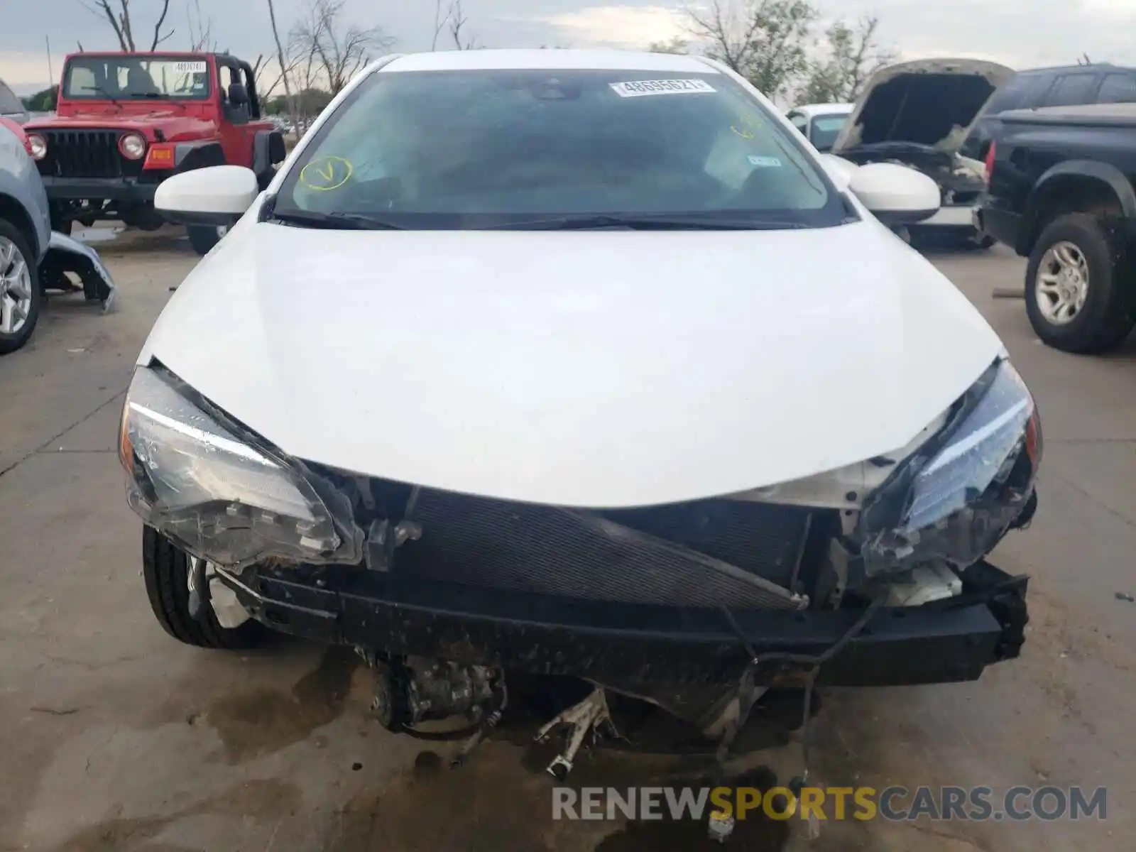 9 Photograph of a damaged car 5YFBURHE3KP904435 TOYOTA COROLLA 2019