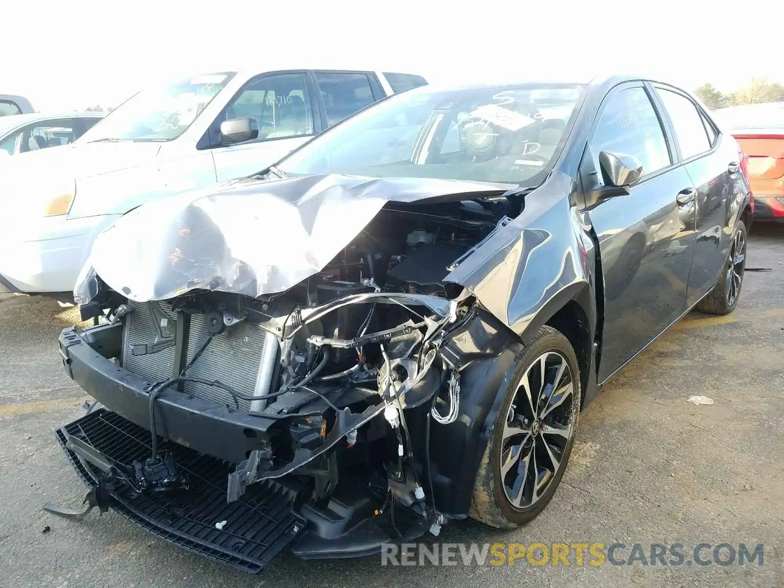 2 Photograph of a damaged car 5YFBURHE3KP904970 TOYOTA COROLLA 2019