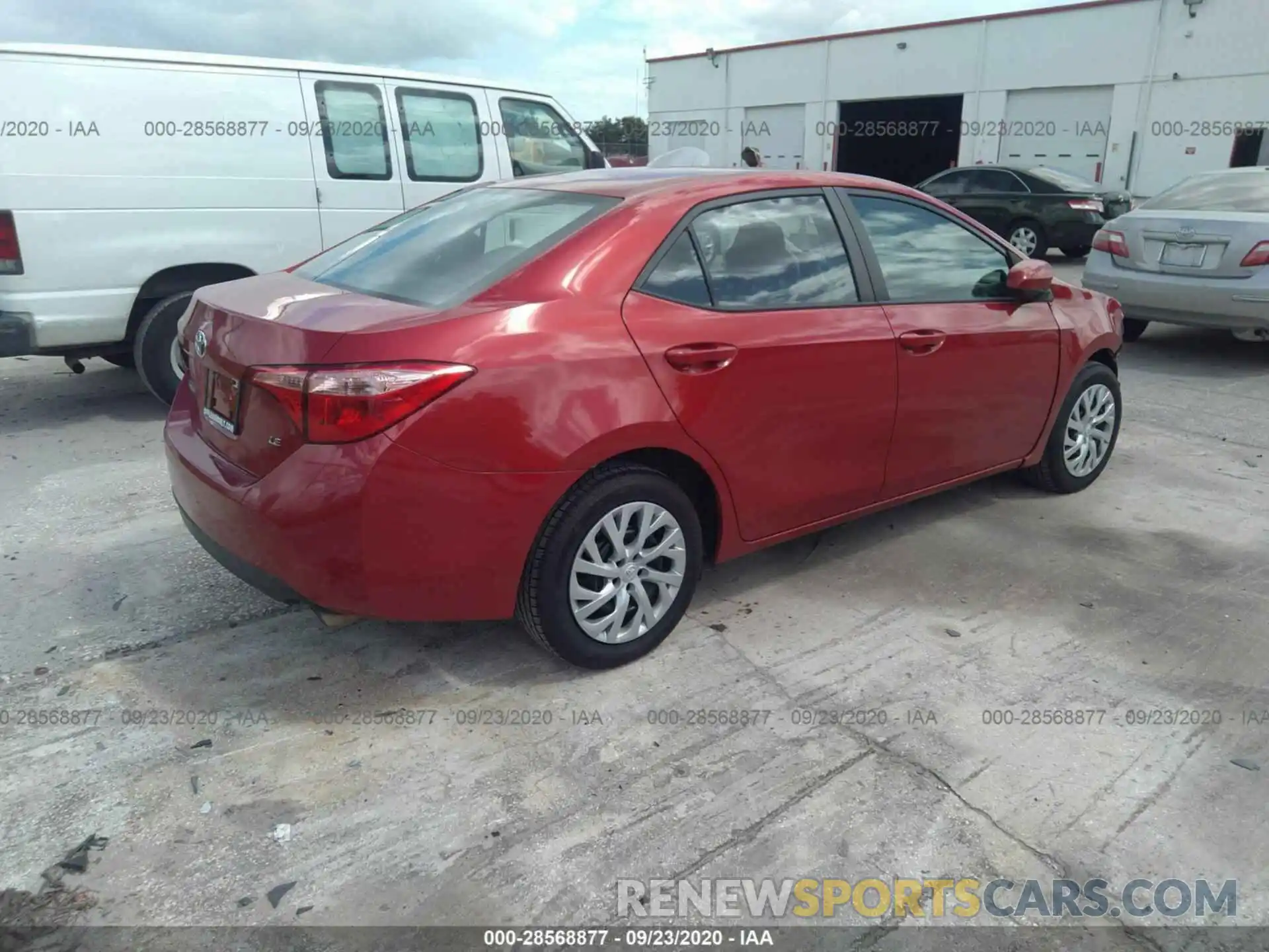 4 Photograph of a damaged car 5YFBURHE3KP905052 TOYOTA COROLLA 2019