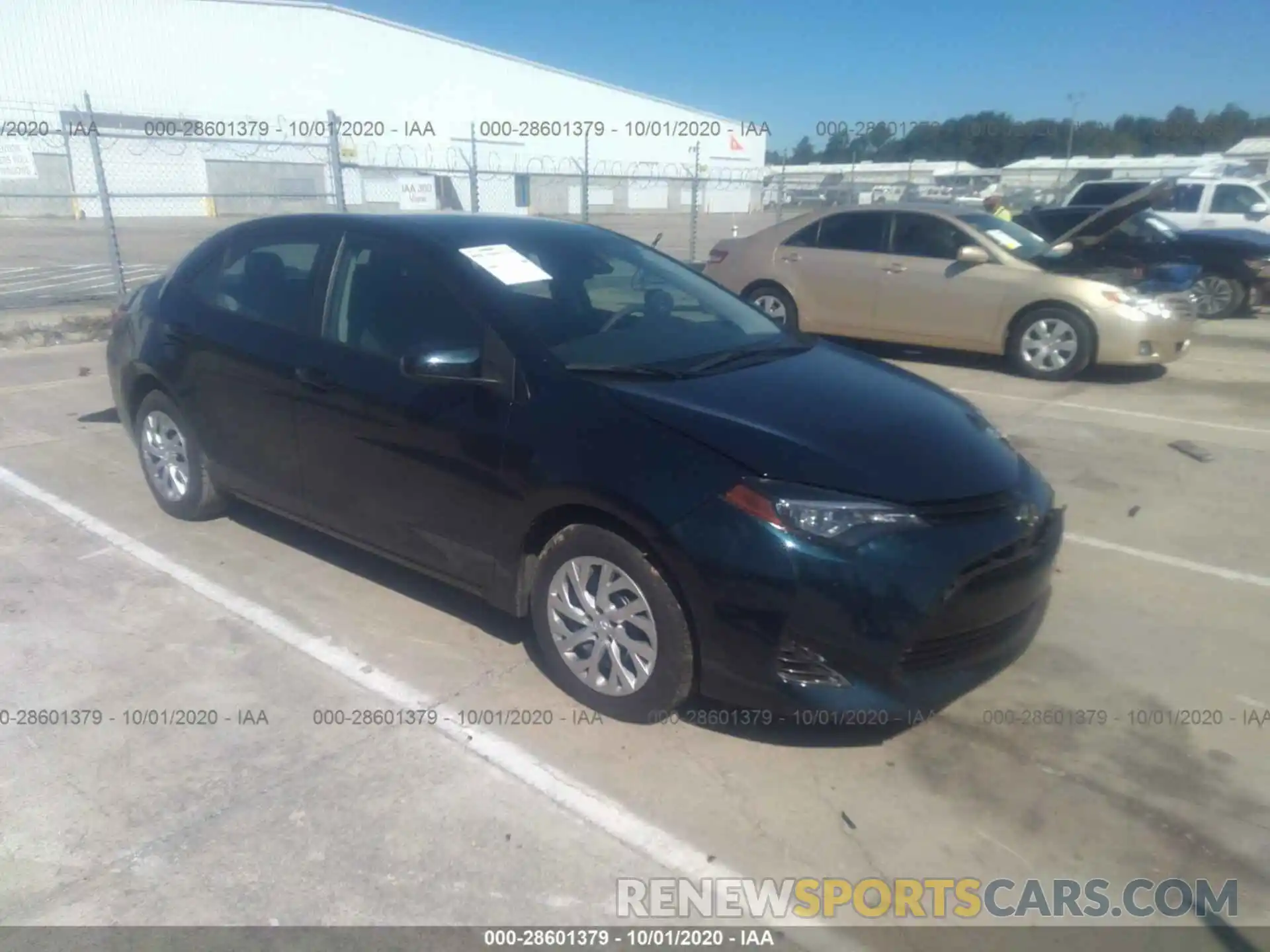 1 Photograph of a damaged car 5YFBURHE3KP905083 TOYOTA COROLLA 2019