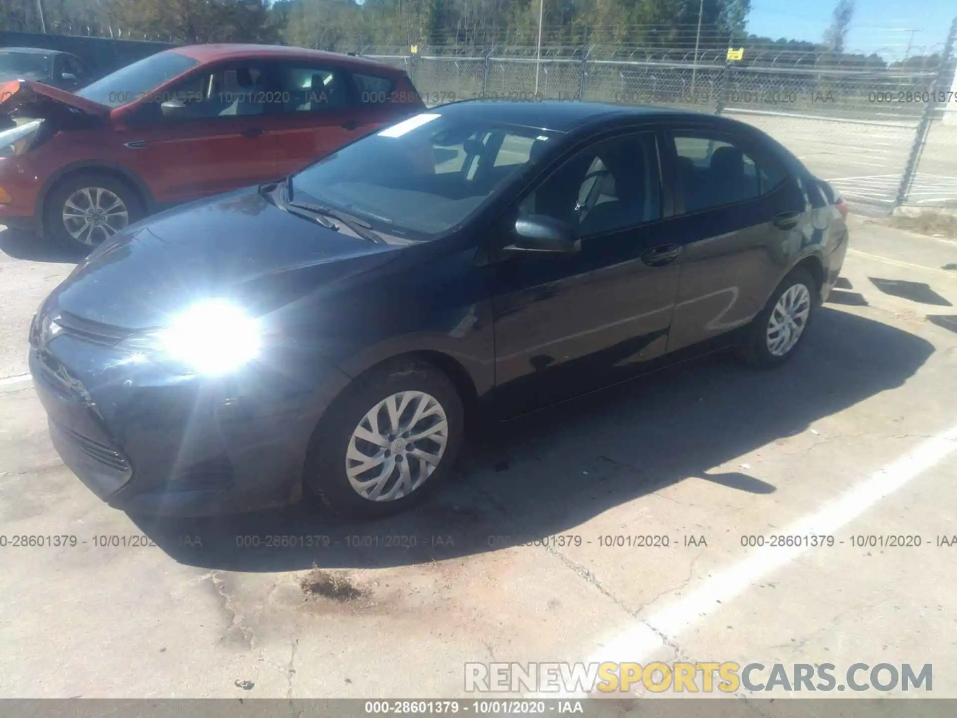 2 Photograph of a damaged car 5YFBURHE3KP905083 TOYOTA COROLLA 2019