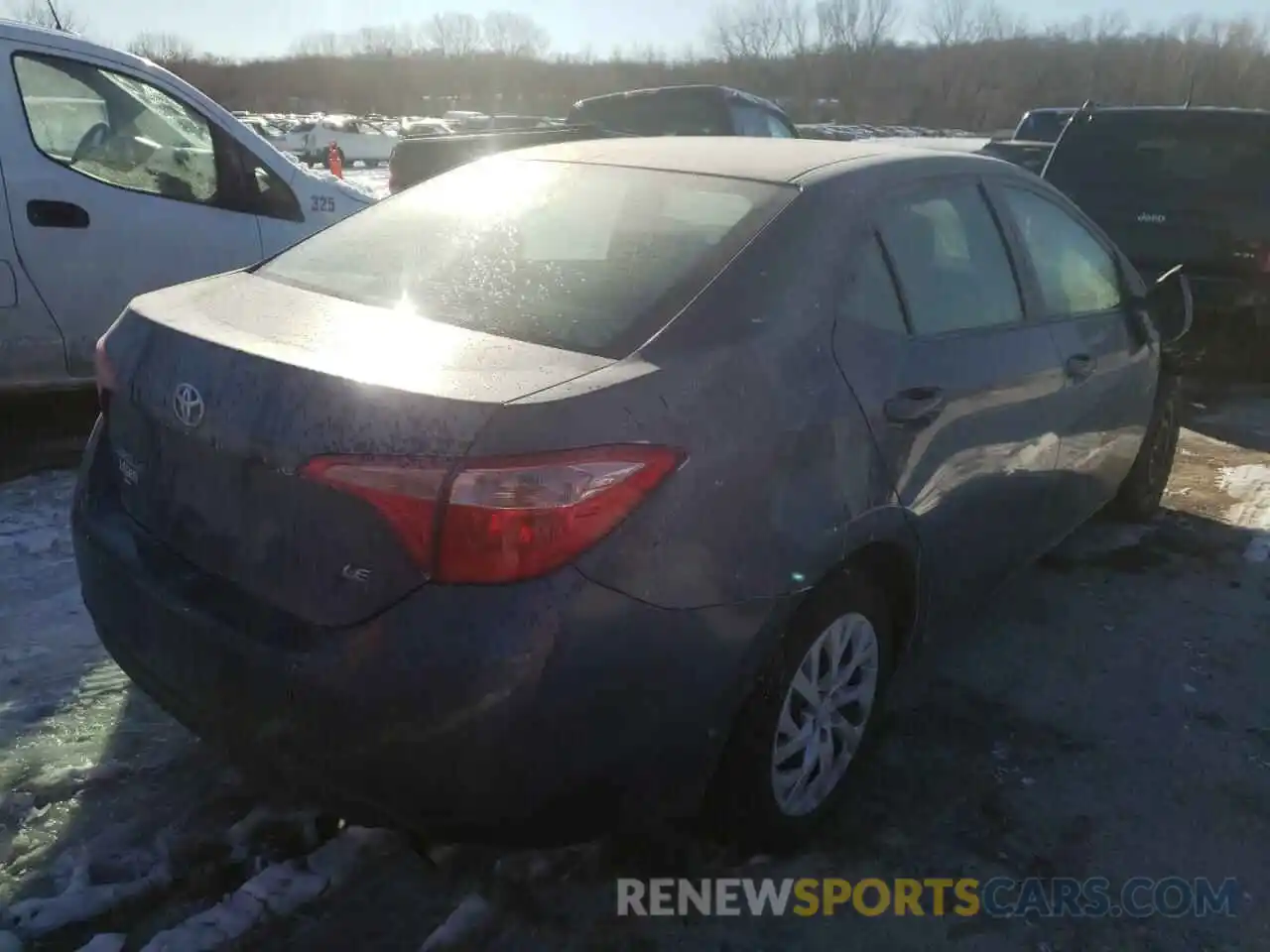 4 Photograph of a damaged car 5YFBURHE3KP905312 TOYOTA COROLLA 2019