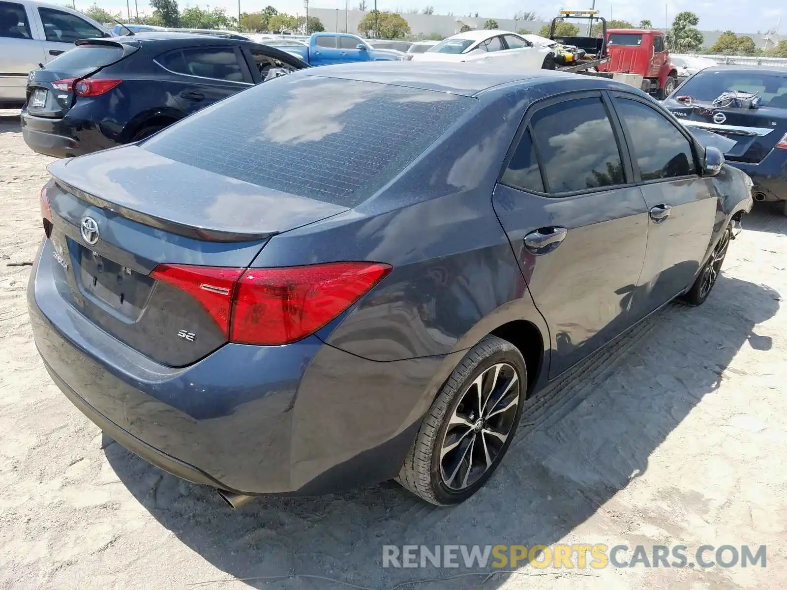 4 Photograph of a damaged car 5YFBURHE3KP905469 TOYOTA COROLLA 2019