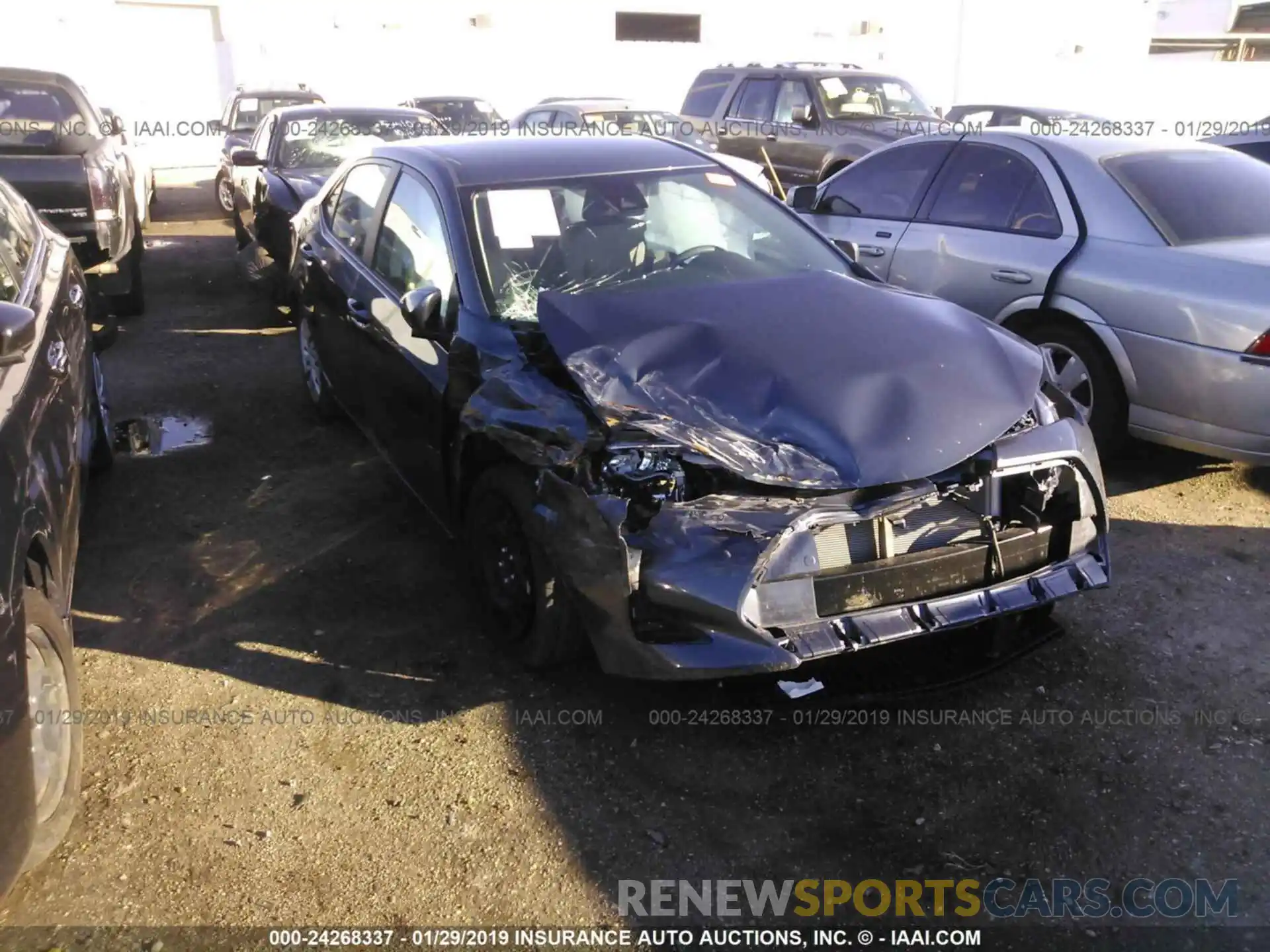 1 Photograph of a damaged car 5YFBURHE3KP905665 TOYOTA COROLLA 2019