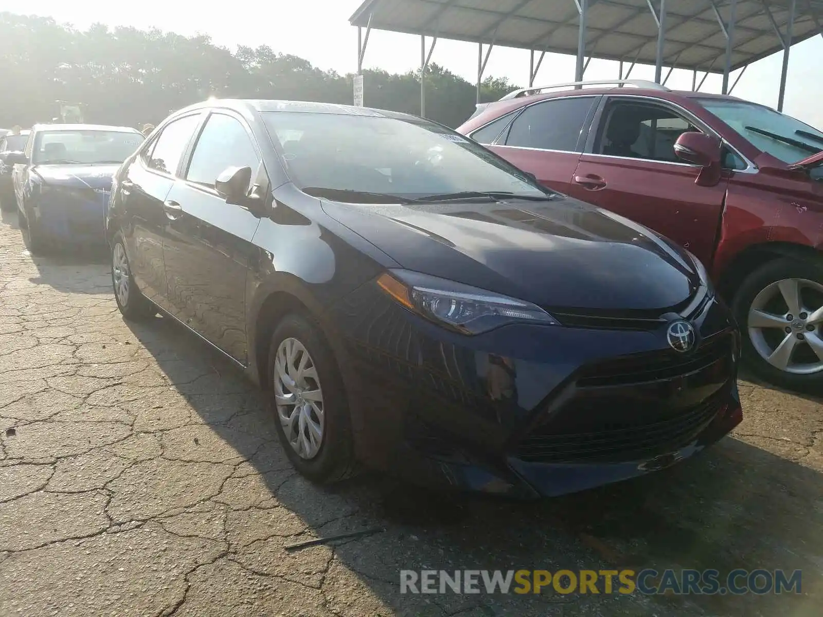 1 Photograph of a damaged car 5YFBURHE3KP905830 TOYOTA COROLLA 2019