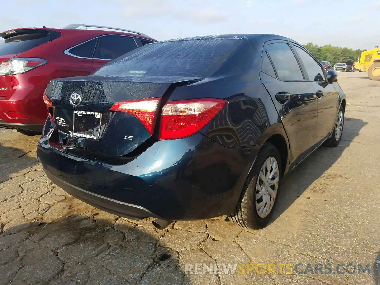 4 Photograph of a damaged car 5YFBURHE3KP905830 TOYOTA COROLLA 2019