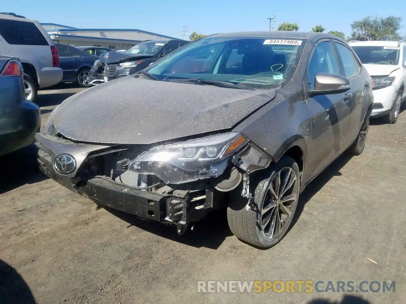 2 Photograph of a damaged car 5YFBURHE3KP905925 TOYOTA COROLLA 2019