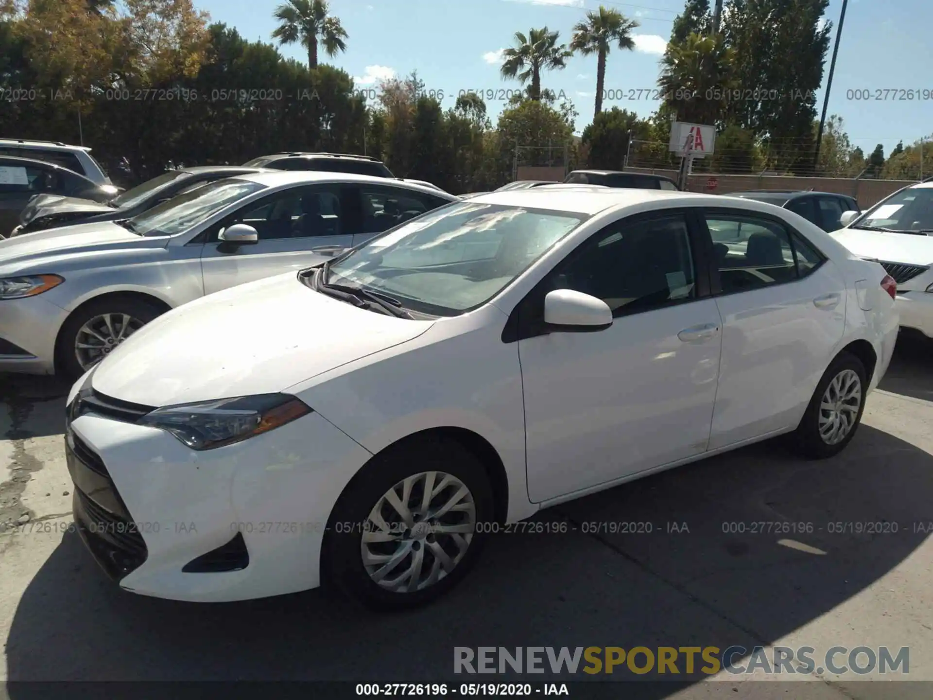 2 Photograph of a damaged car 5YFBURHE3KP905973 TOYOTA COROLLA 2019