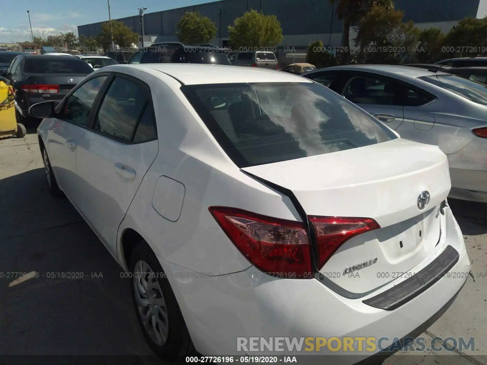 3 Photograph of a damaged car 5YFBURHE3KP905973 TOYOTA COROLLA 2019