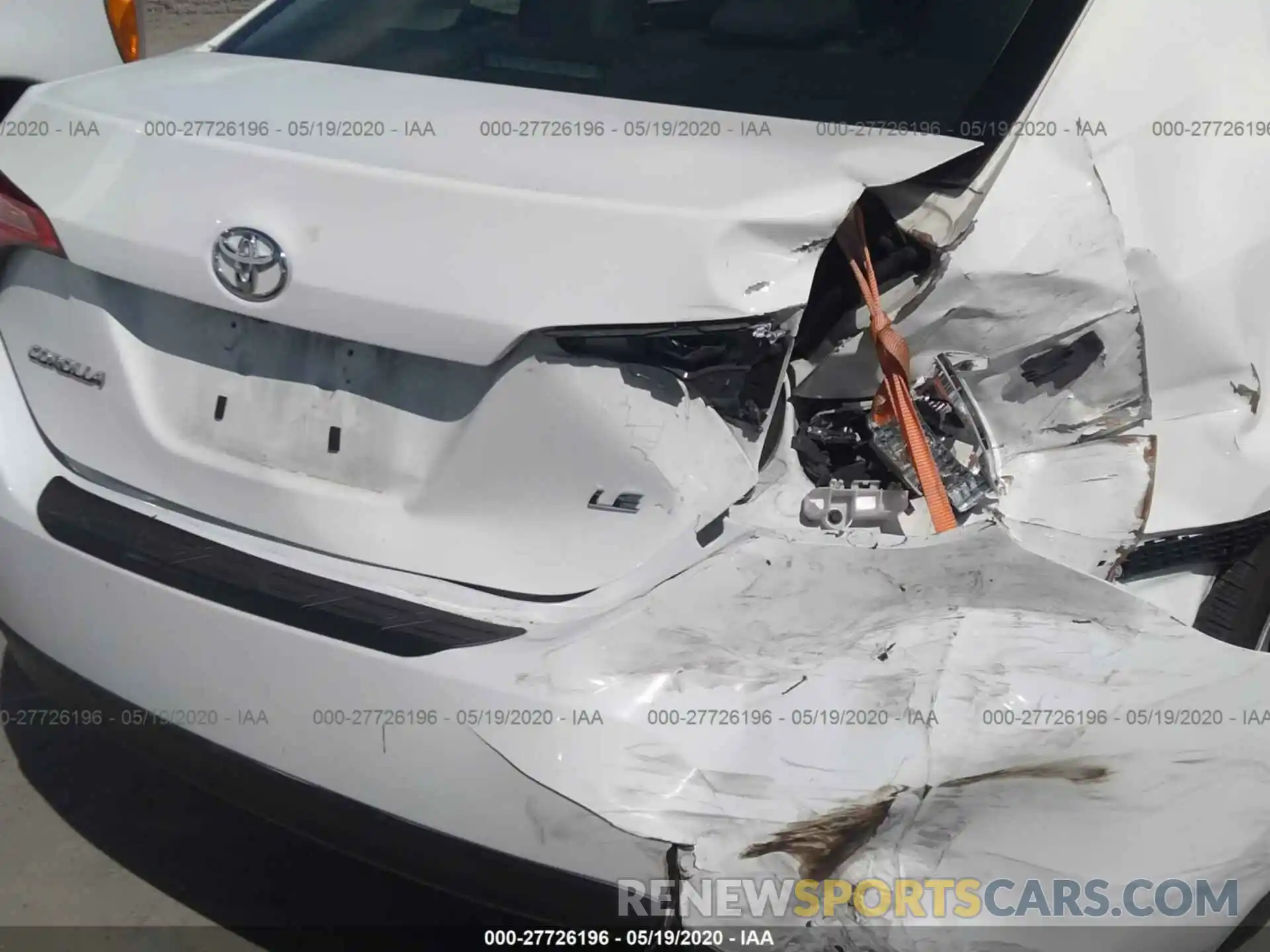 6 Photograph of a damaged car 5YFBURHE3KP905973 TOYOTA COROLLA 2019