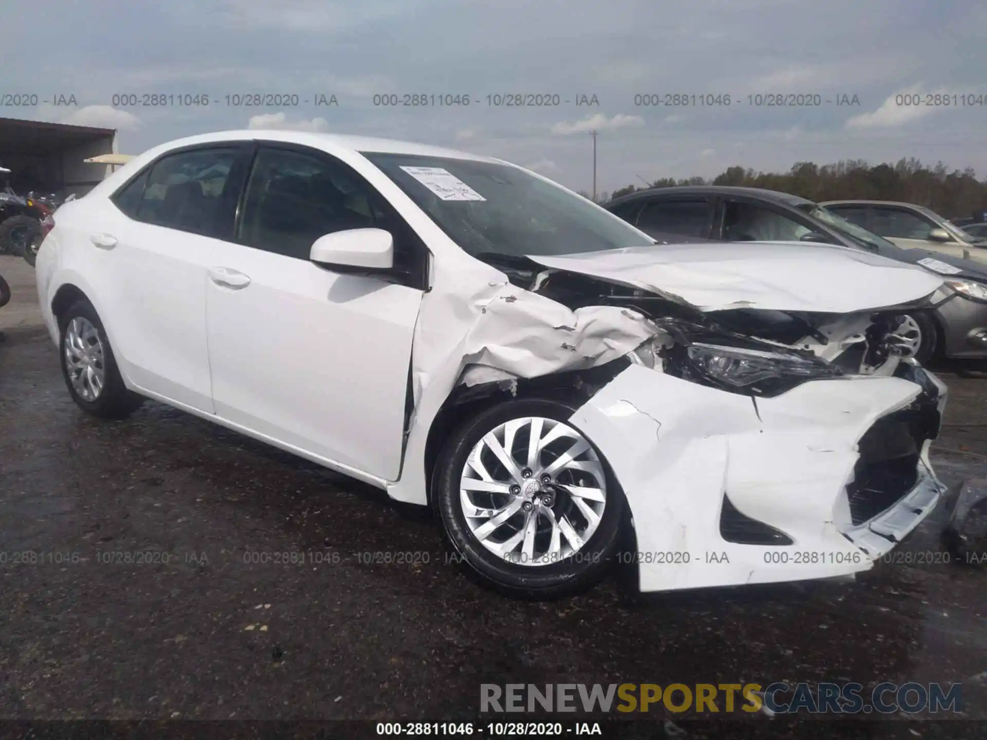 1 Photograph of a damaged car 5YFBURHE3KP905987 TOYOTA COROLLA 2019