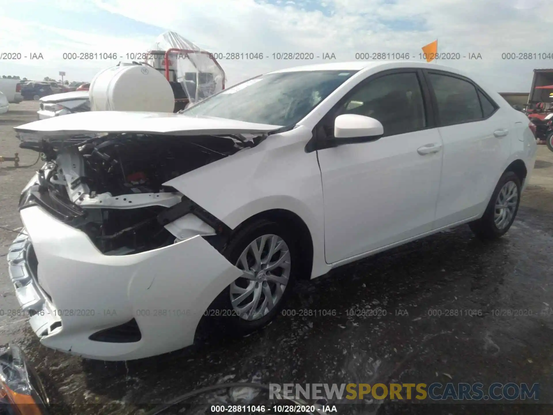 2 Photograph of a damaged car 5YFBURHE3KP905987 TOYOTA COROLLA 2019