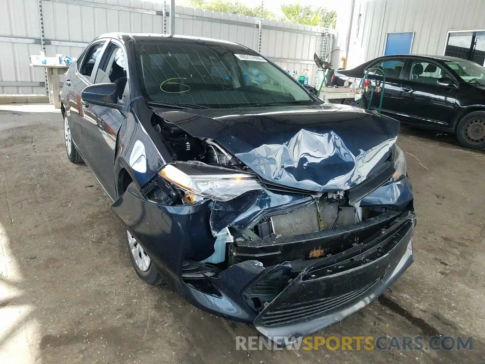 1 Photograph of a damaged car 5YFBURHE3KP906170 TOYOTA COROLLA 2019