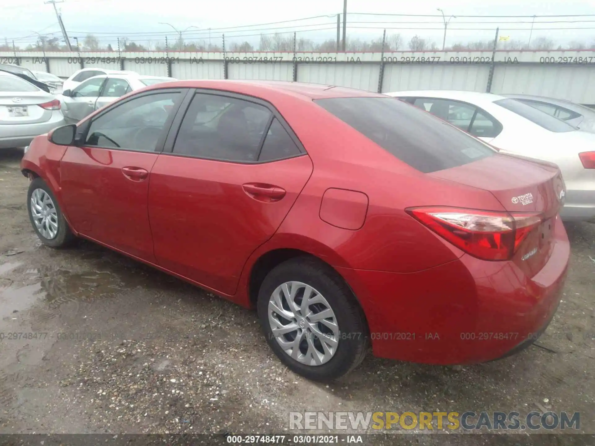 3 Photograph of a damaged car 5YFBURHE3KP906606 TOYOTA COROLLA 2019