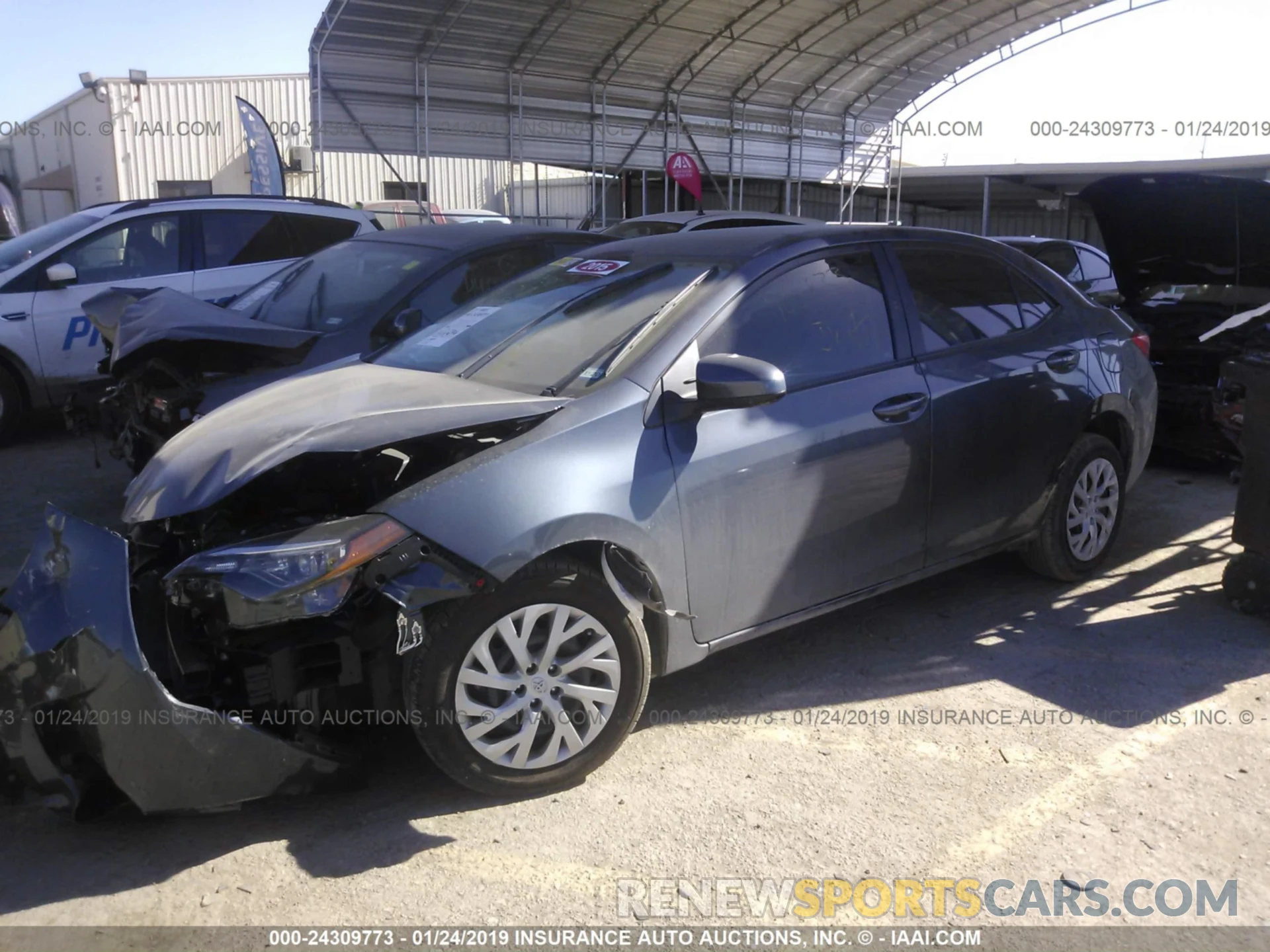 2 Фотография поврежденного автомобиля 5YFBURHE3KP906833 TOYOTA COROLLA 2019