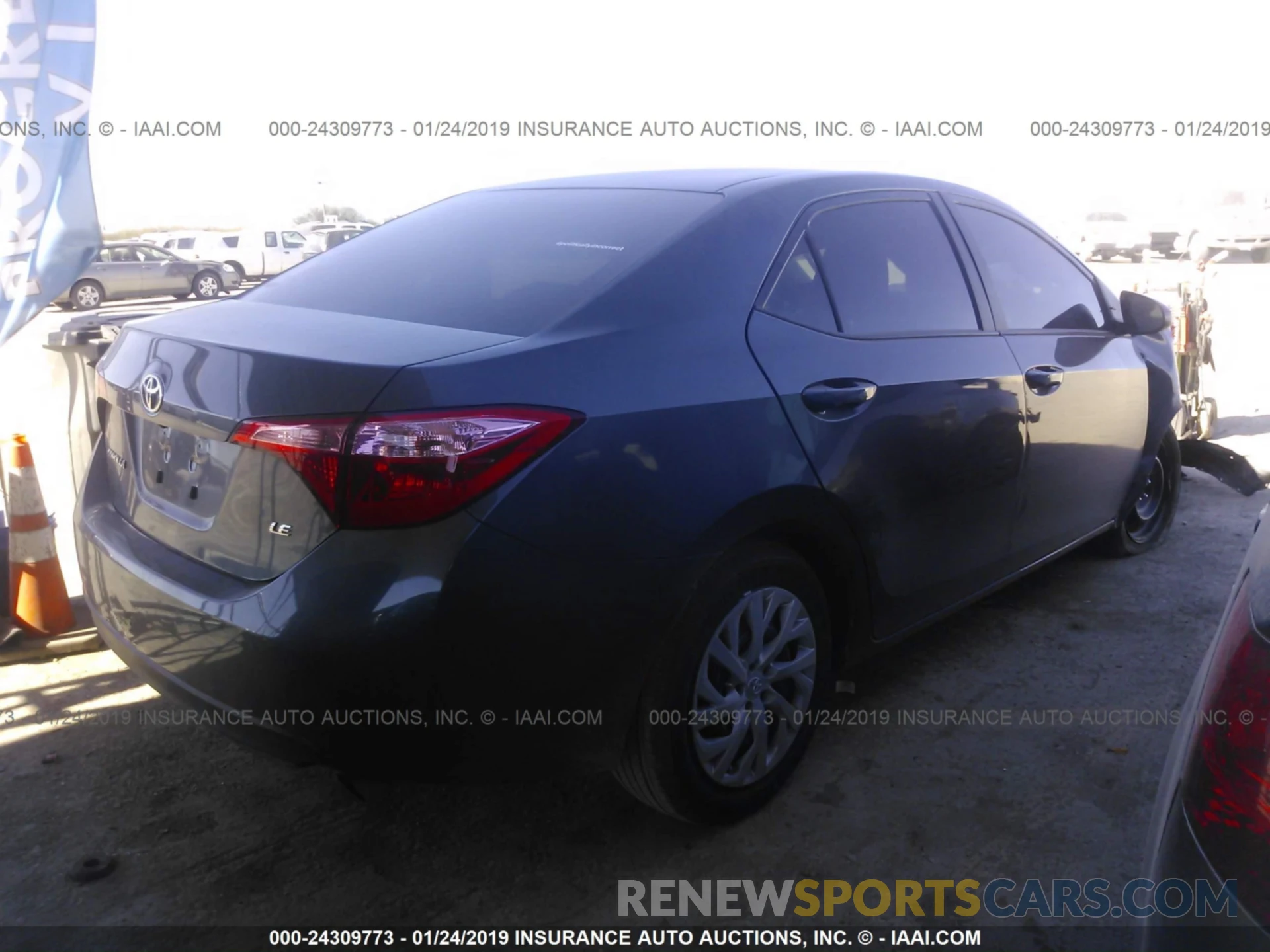 4 Photograph of a damaged car 5YFBURHE3KP906833 TOYOTA COROLLA 2019