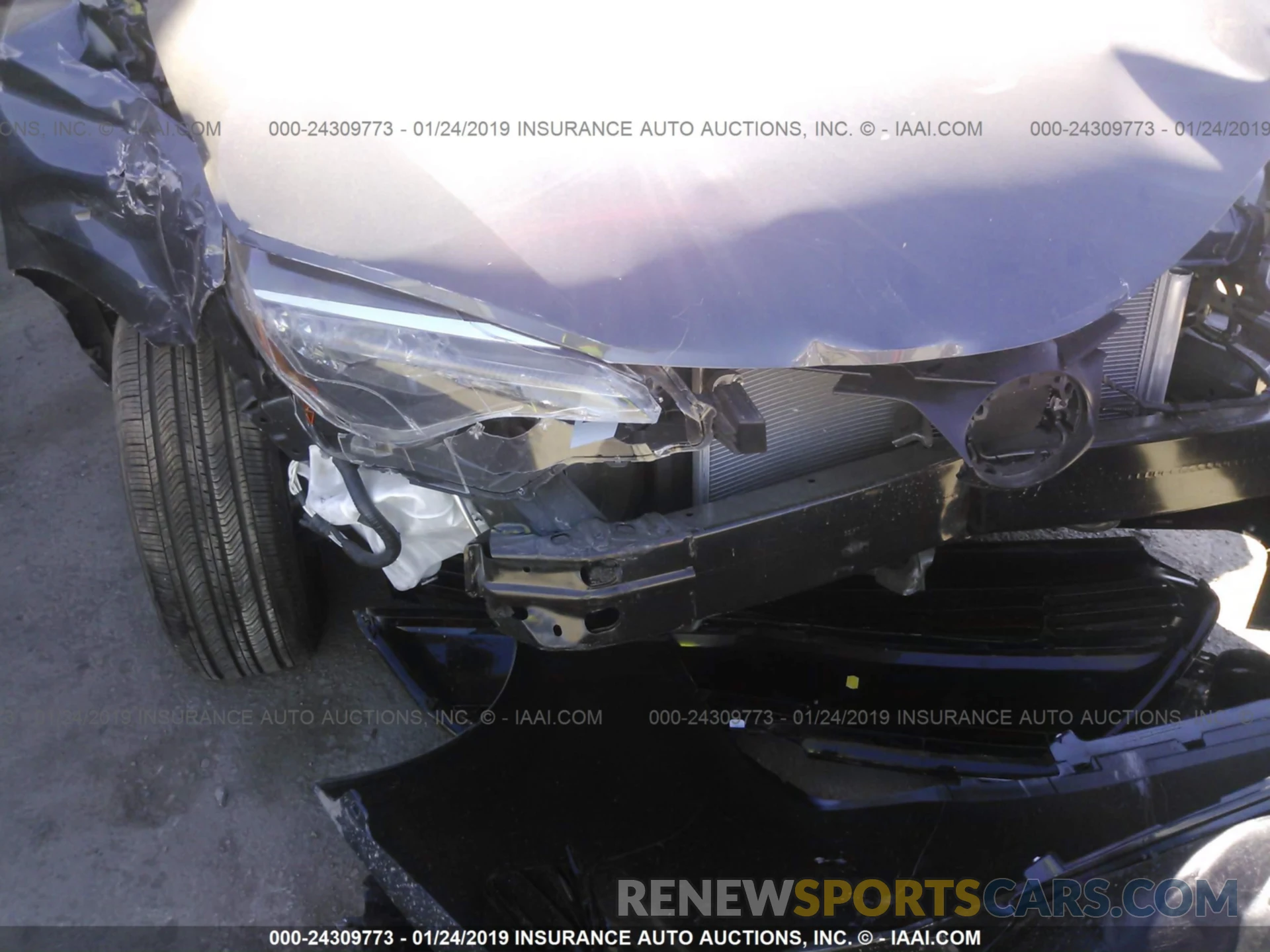 6 Photograph of a damaged car 5YFBURHE3KP906833 TOYOTA COROLLA 2019