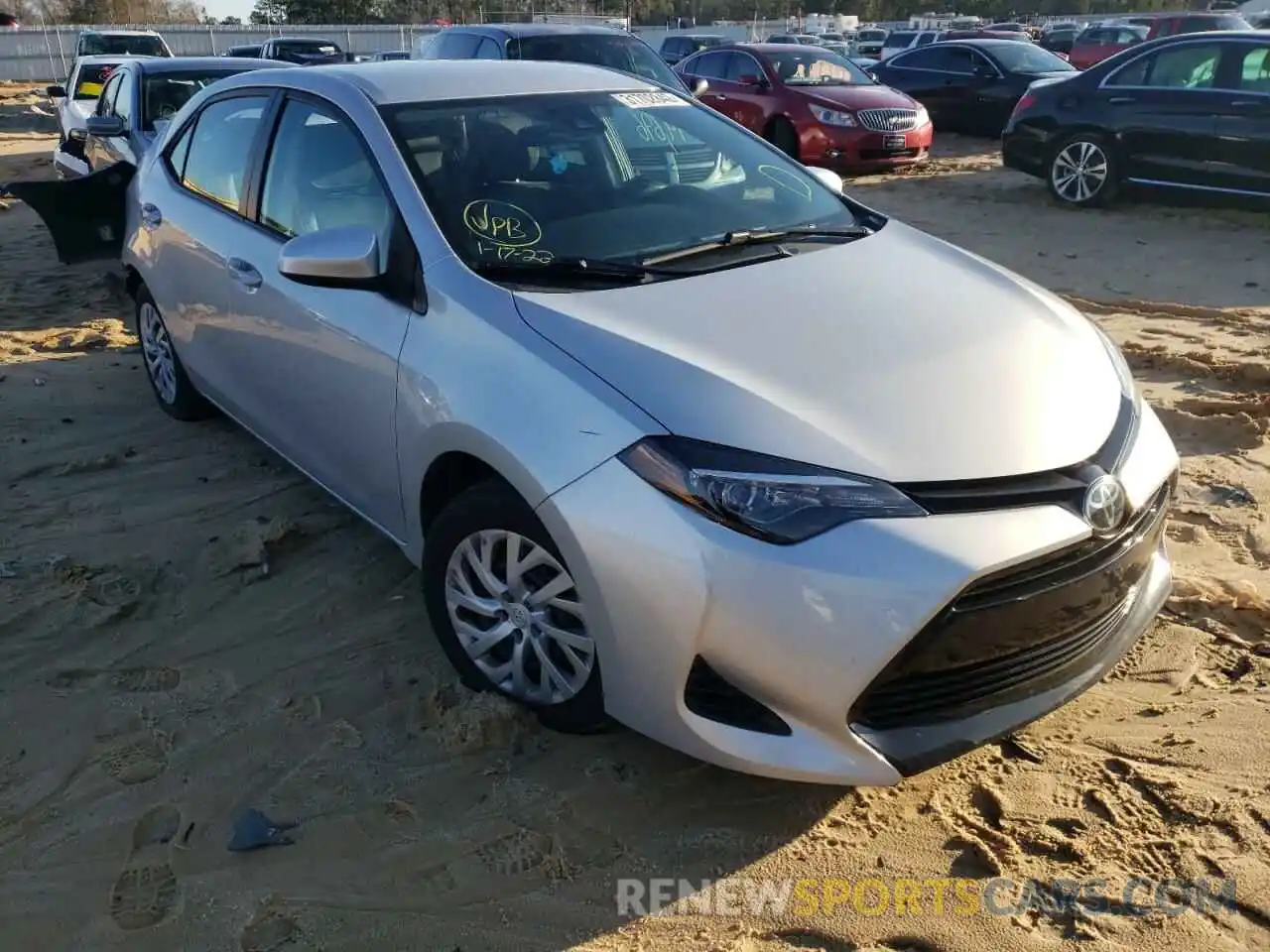 1 Photograph of a damaged car 5YFBURHE3KP907481 TOYOTA COROLLA 2019