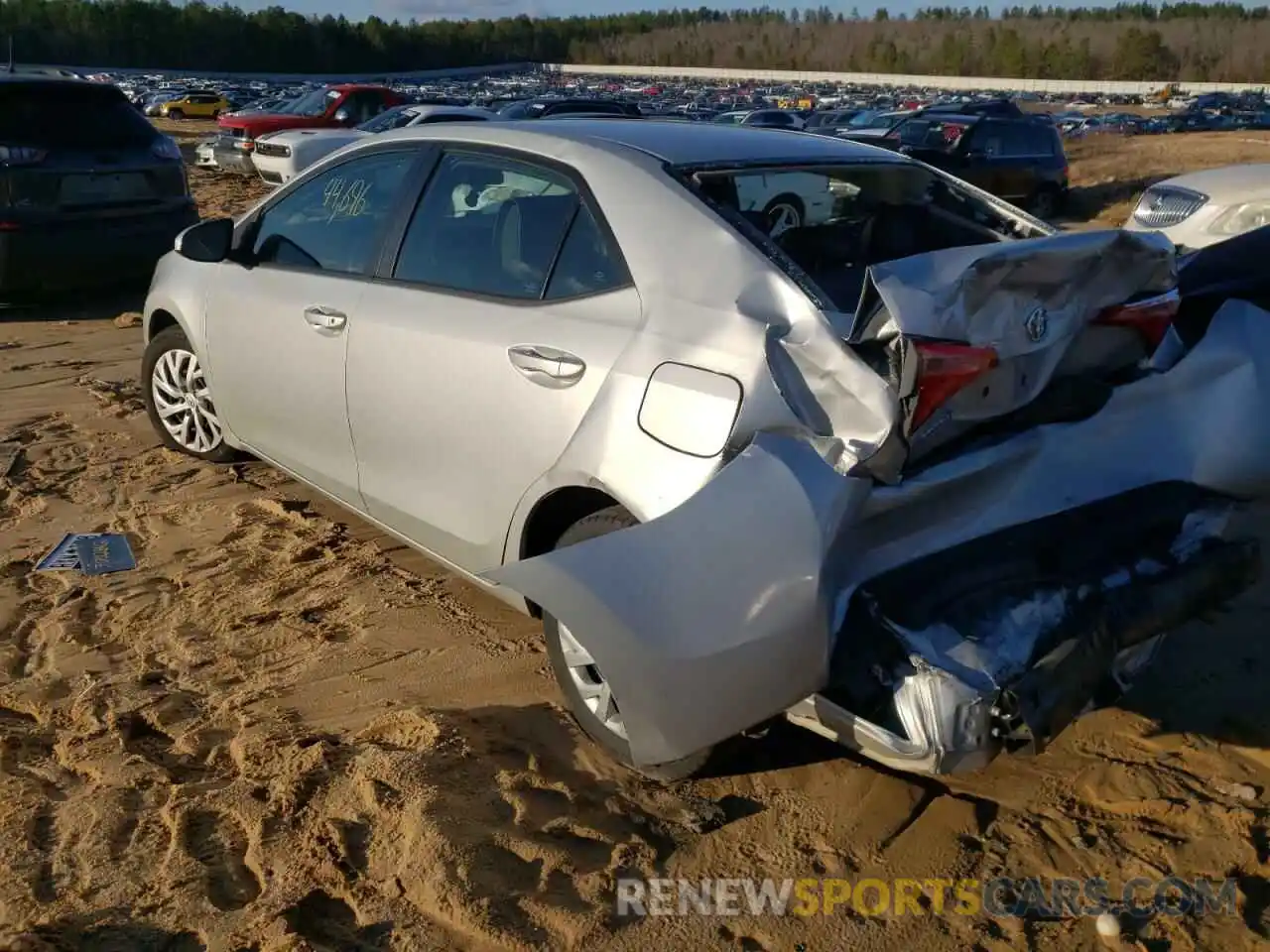 3 Photograph of a damaged car 5YFBURHE3KP907481 TOYOTA COROLLA 2019