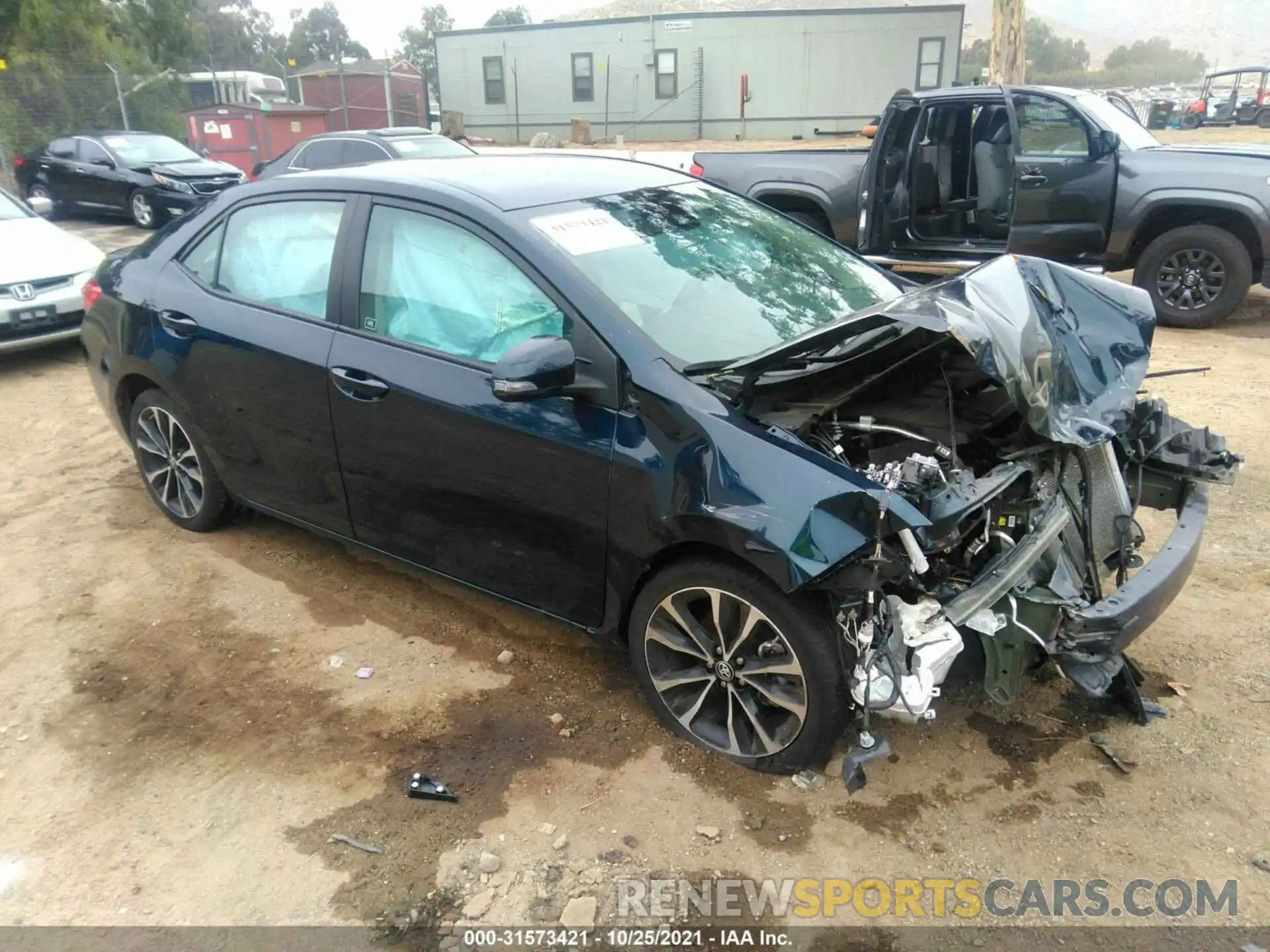 1 Photograph of a damaged car 5YFBURHE3KP907657 TOYOTA COROLLA 2019