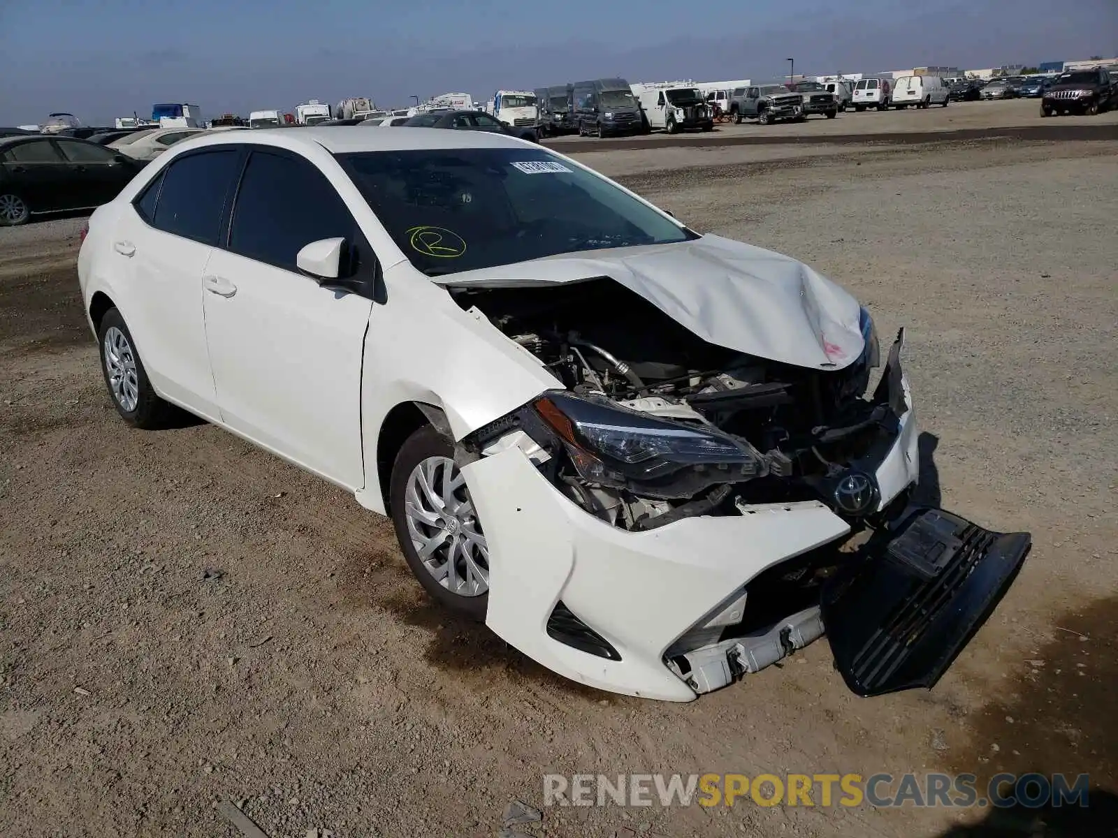 1 Photograph of a damaged car 5YFBURHE3KP907870 TOYOTA COROLLA 2019