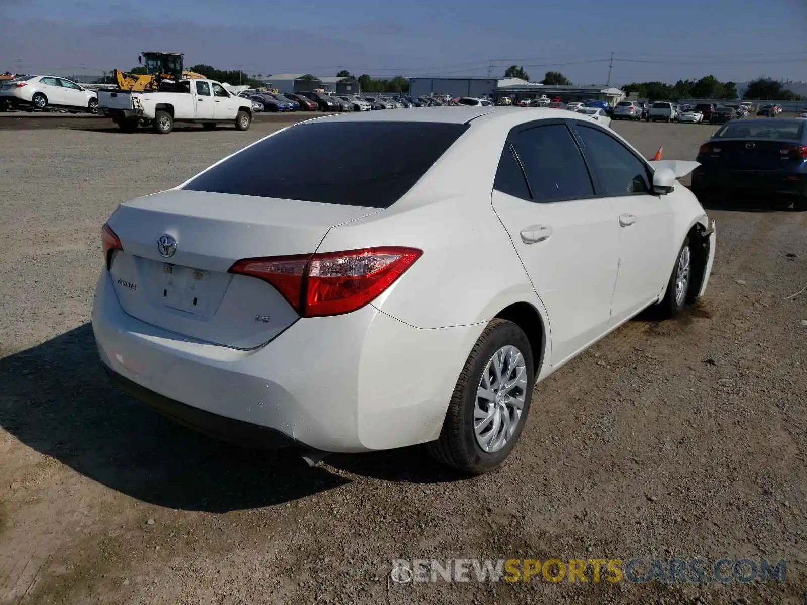 4 Photograph of a damaged car 5YFBURHE3KP907870 TOYOTA COROLLA 2019