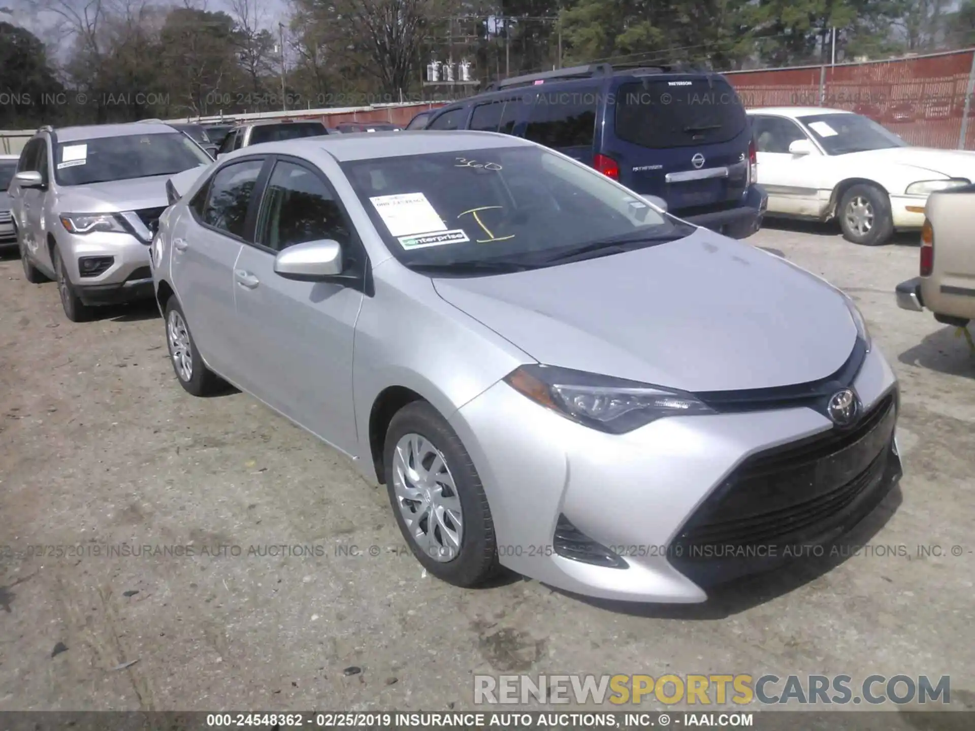 1 Photograph of a damaged car 5YFBURHE3KP907982 TOYOTA COROLLA 2019