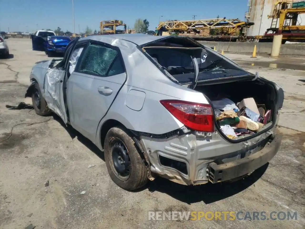 3 Photograph of a damaged car 5YFBURHE3KP907996 TOYOTA COROLLA 2019