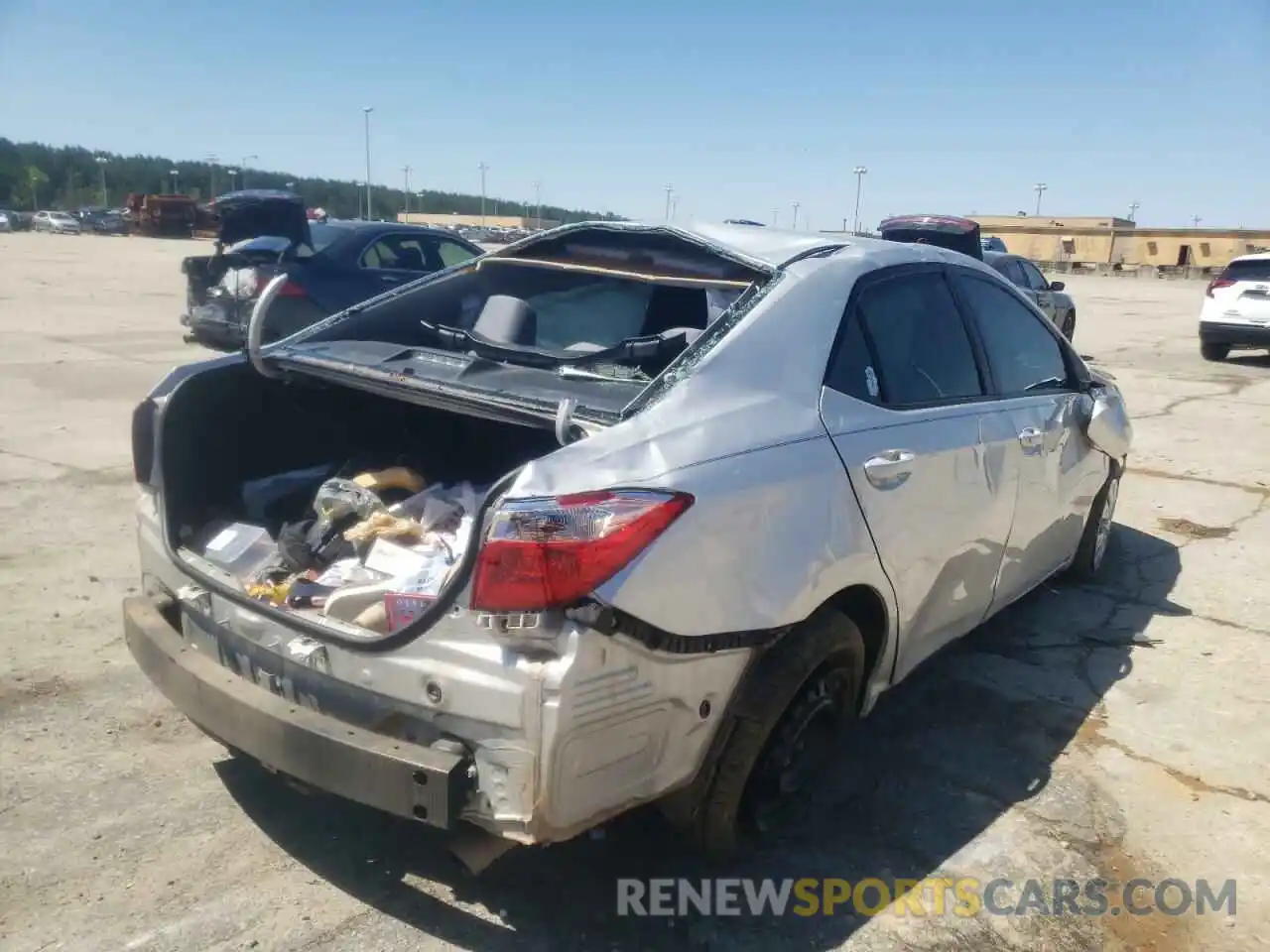 4 Photograph of a damaged car 5YFBURHE3KP907996 TOYOTA COROLLA 2019