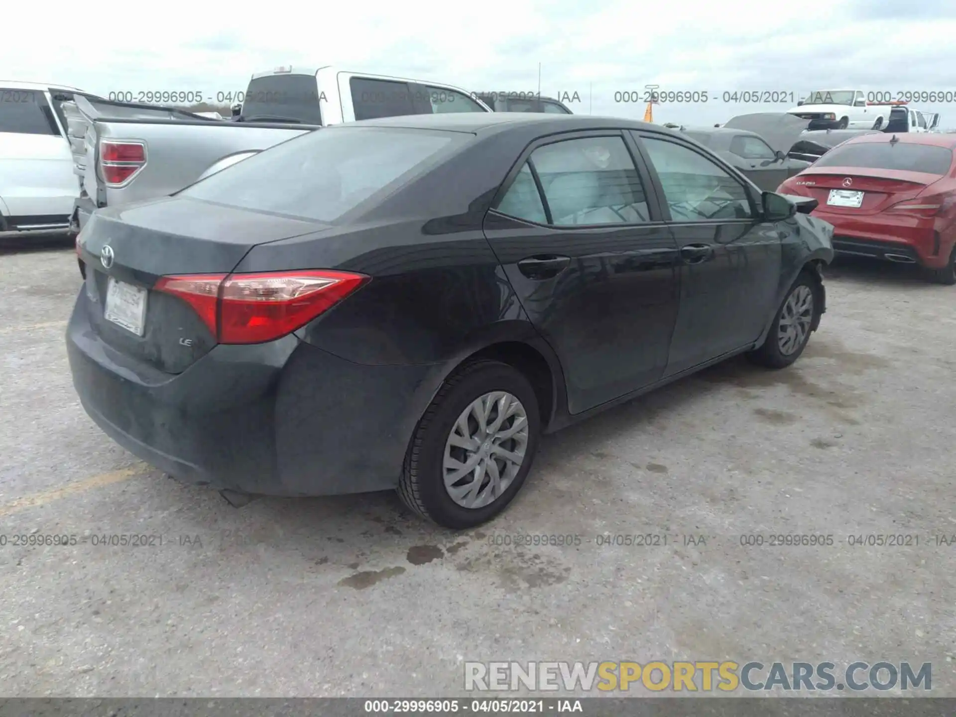 4 Photograph of a damaged car 5YFBURHE3KP908047 TOYOTA COROLLA 2019