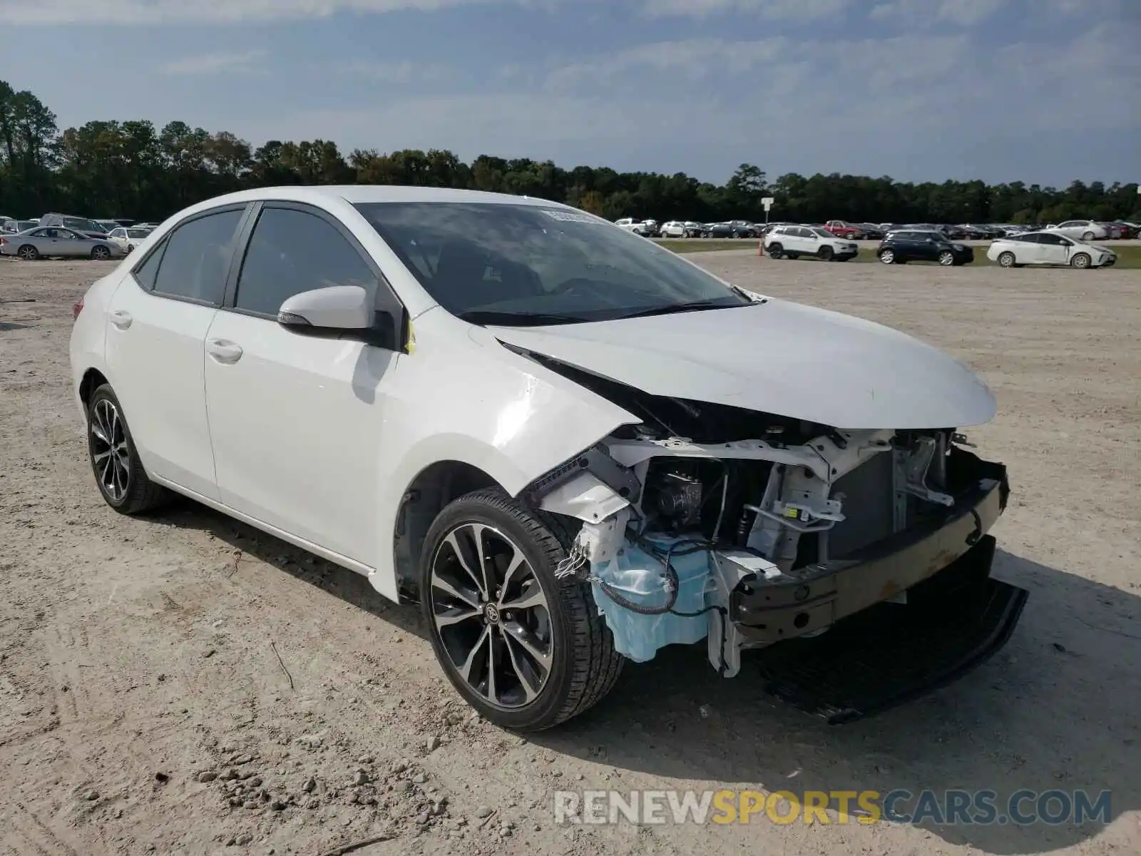 1 Photograph of a damaged car 5YFBURHE3KP908386 TOYOTA COROLLA 2019