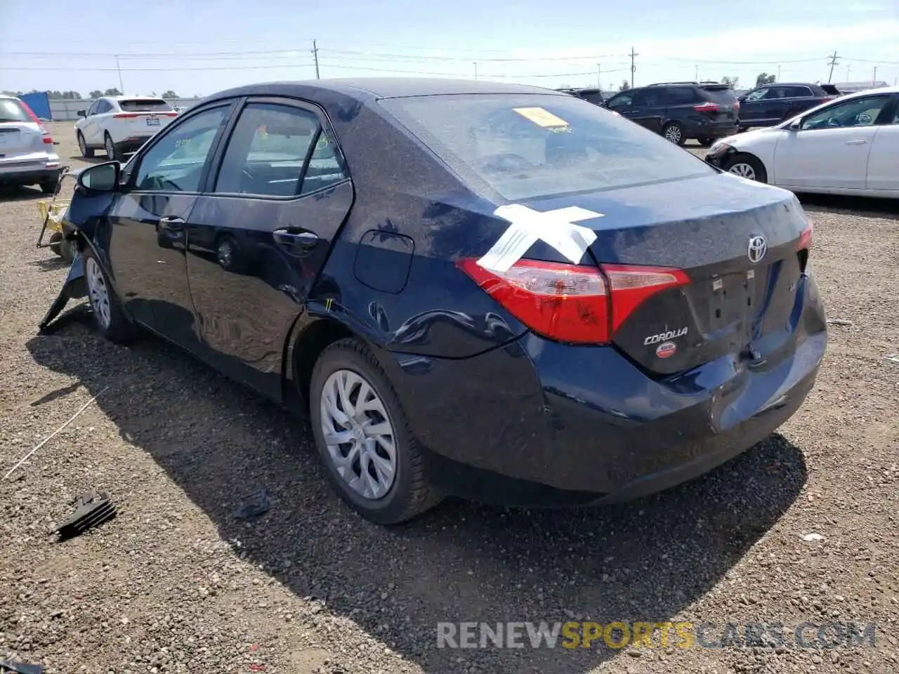 3 Photograph of a damaged car 5YFBURHE3KP908615 TOYOTA COROLLA 2019