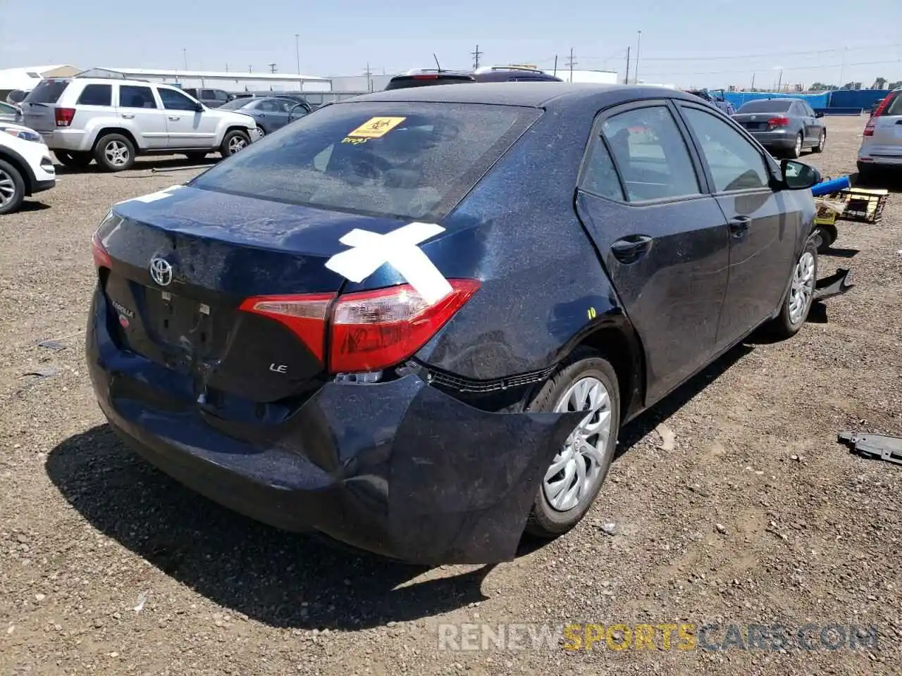 4 Photograph of a damaged car 5YFBURHE3KP908615 TOYOTA COROLLA 2019