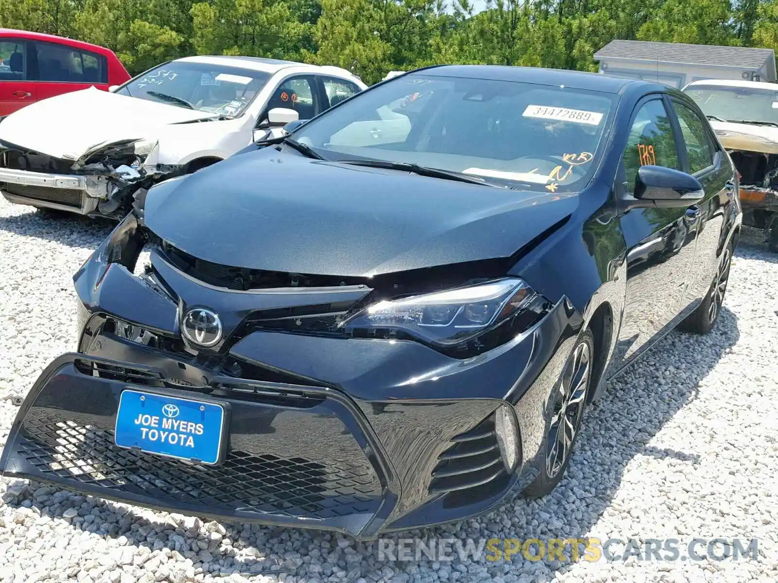 2 Photograph of a damaged car 5YFBURHE3KP908789 TOYOTA COROLLA 2019