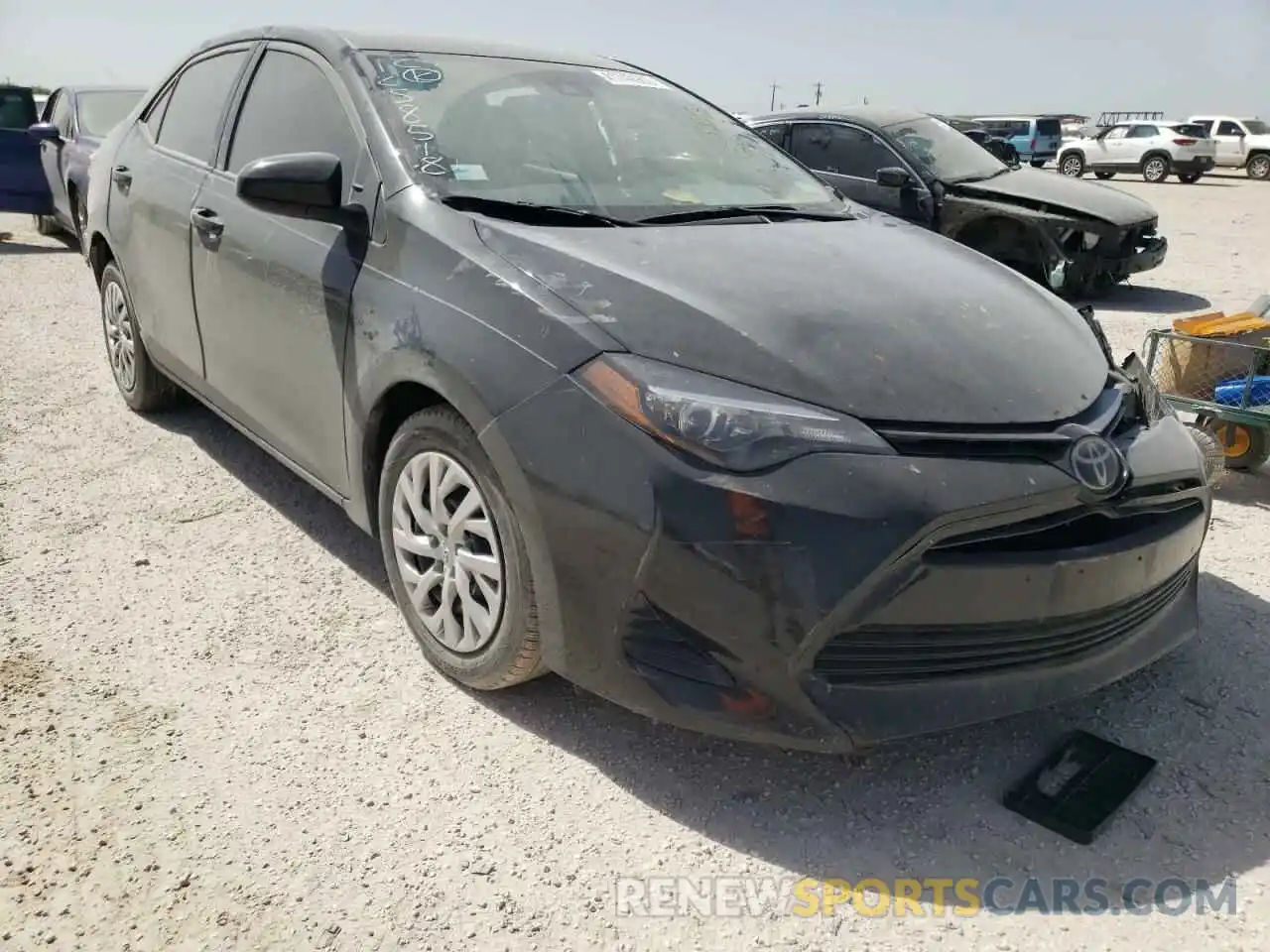 1 Photograph of a damaged car 5YFBURHE3KP909733 TOYOTA COROLLA 2019