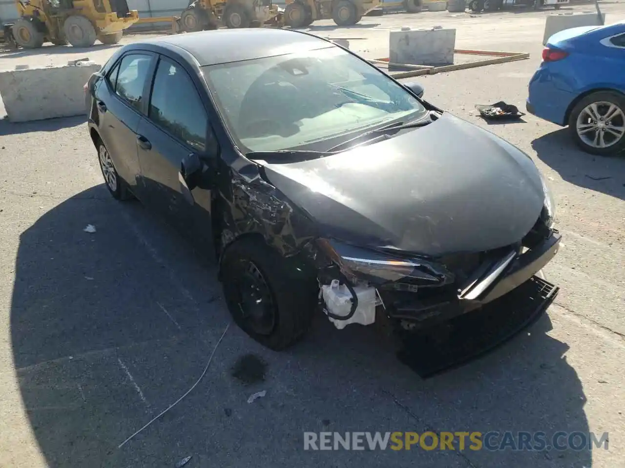 1 Photograph of a damaged car 5YFBURHE3KP910025 TOYOTA COROLLA 2019