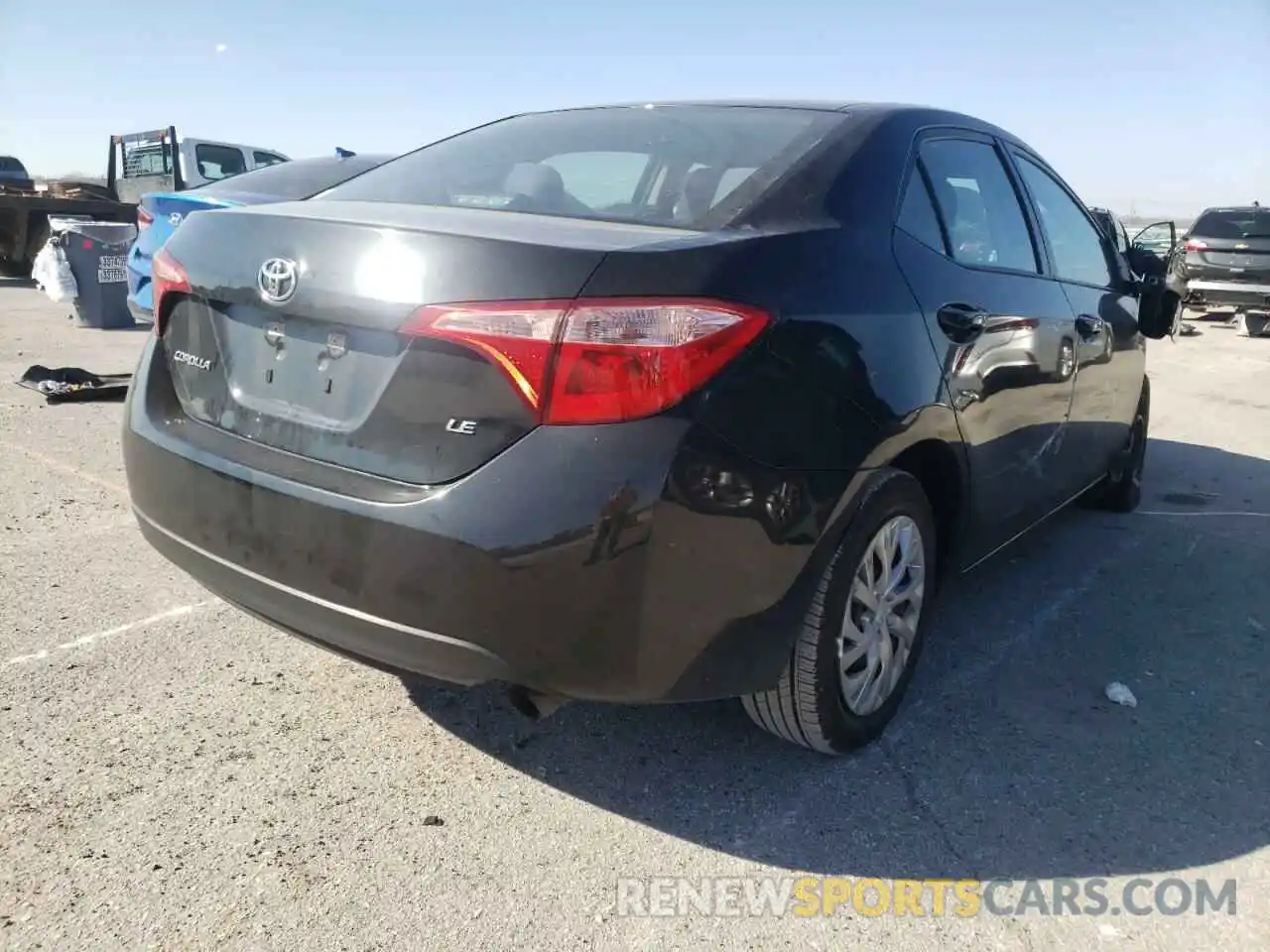 4 Photograph of a damaged car 5YFBURHE3KP910025 TOYOTA COROLLA 2019