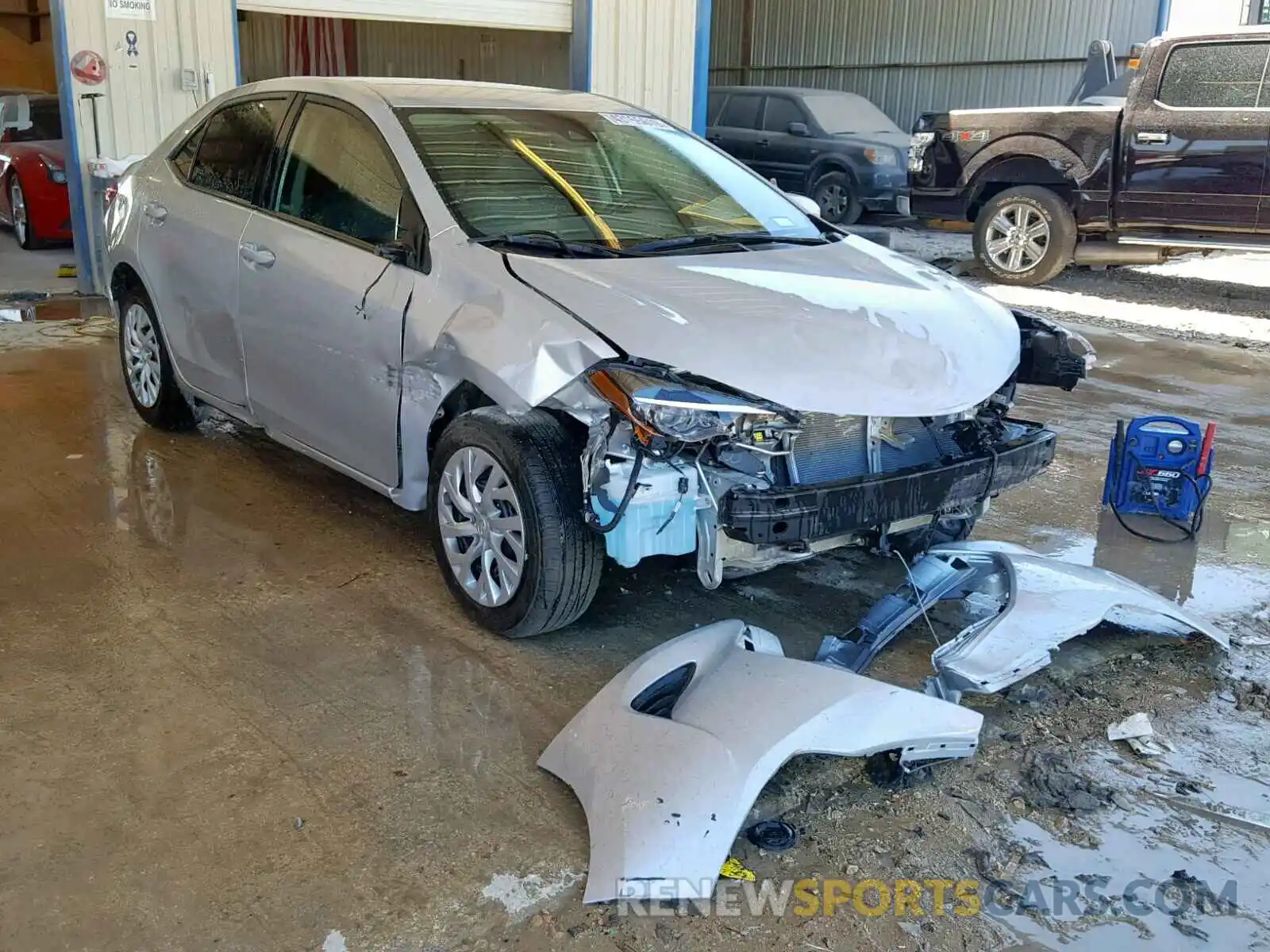 1 Photograph of a damaged car 5YFBURHE3KP910347 TOYOTA COROLLA 2019