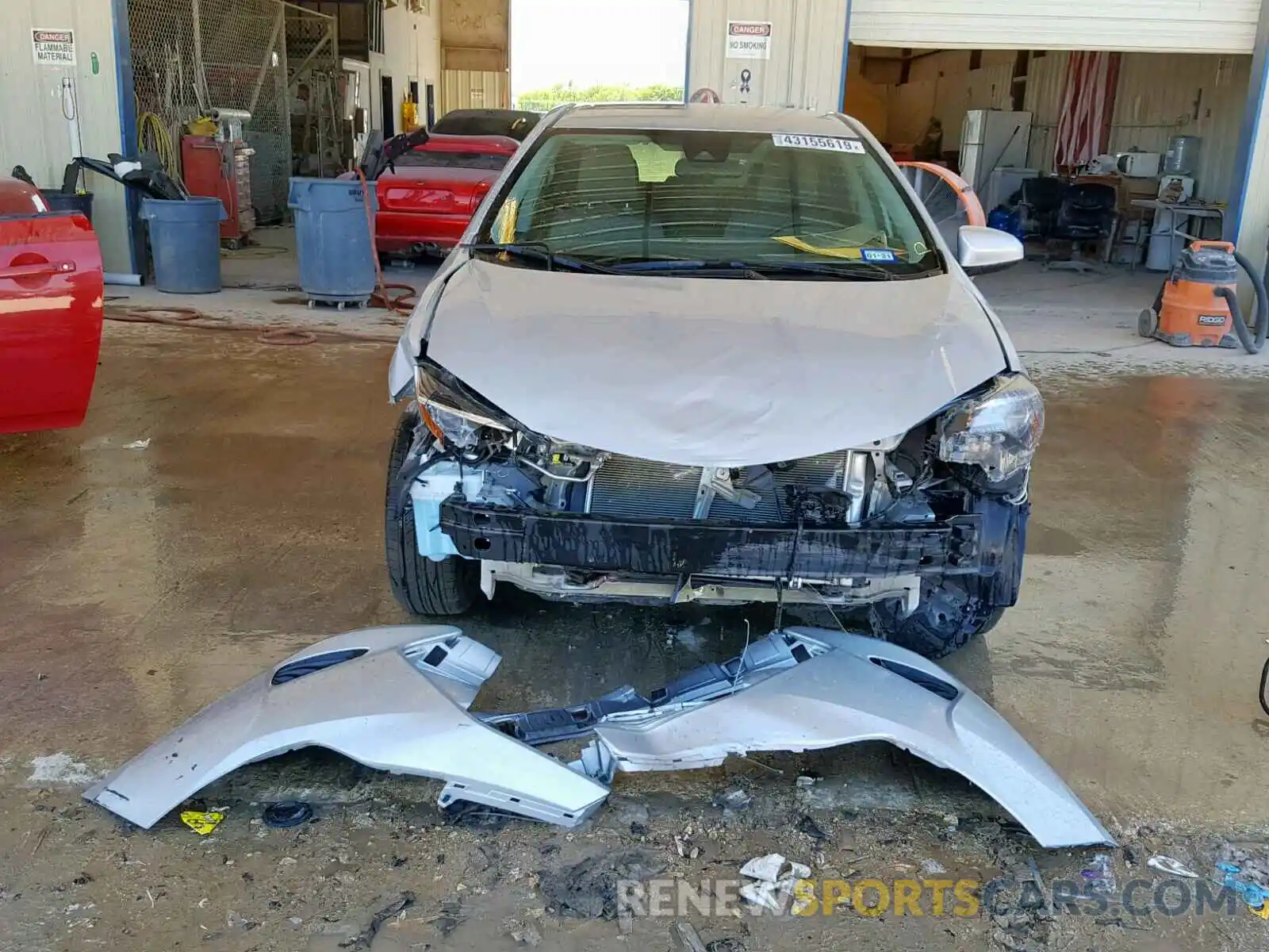 9 Photograph of a damaged car 5YFBURHE3KP910347 TOYOTA COROLLA 2019