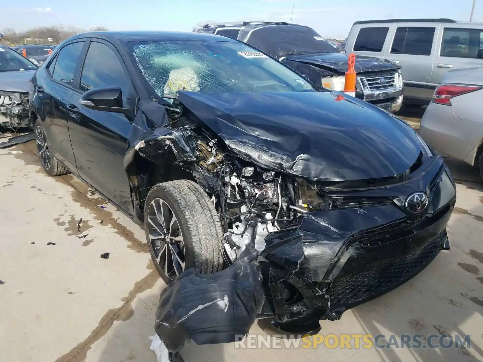 1 Фотография поврежденного автомобиля 5YFBURHE3KP910428 TOYOTA COROLLA 2019