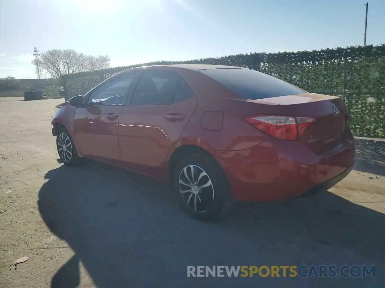 2 Photograph of a damaged car 5YFBURHE3KP910638 TOYOTA COROLLA 2019