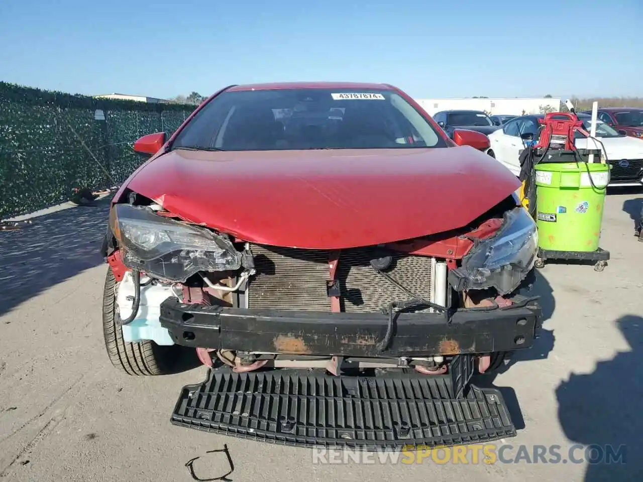 5 Photograph of a damaged car 5YFBURHE3KP910638 TOYOTA COROLLA 2019