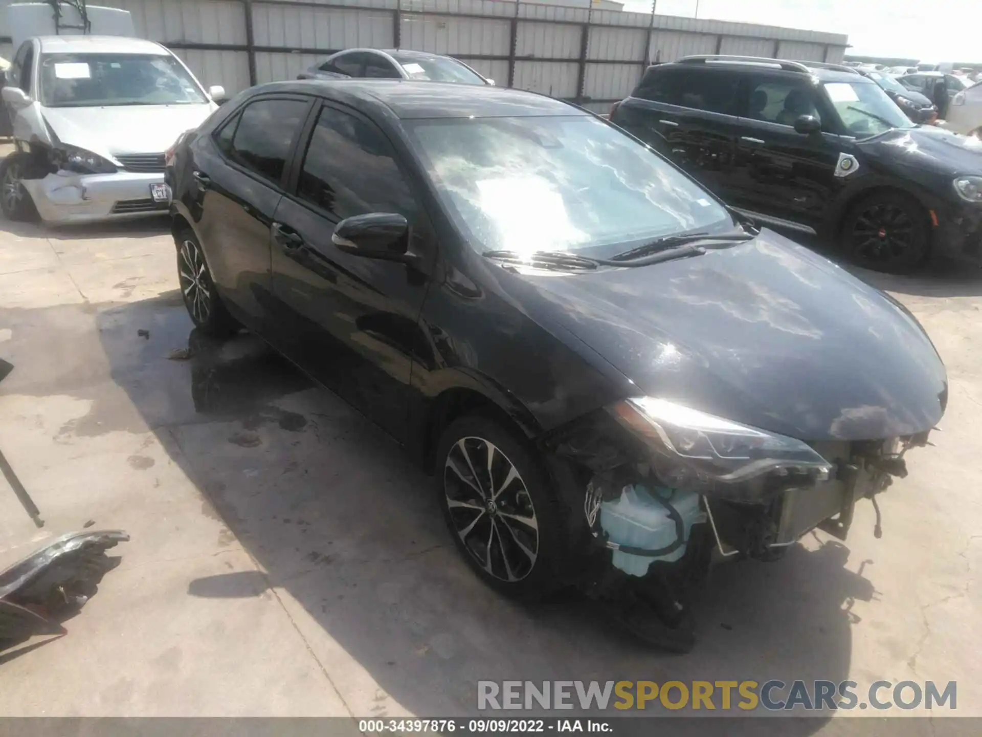 1 Photograph of a damaged car 5YFBURHE3KP911062 TOYOTA COROLLA 2019