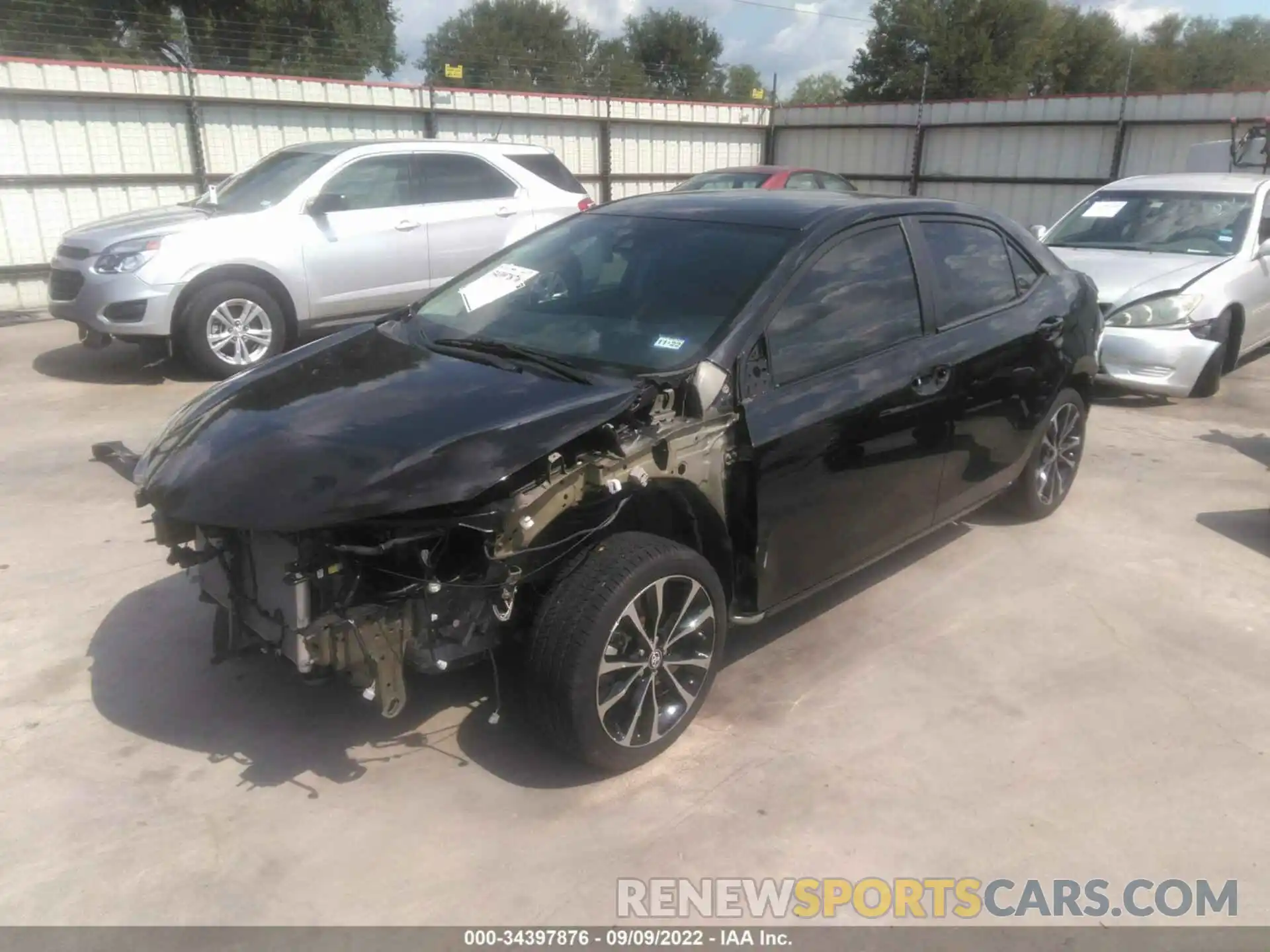 2 Photograph of a damaged car 5YFBURHE3KP911062 TOYOTA COROLLA 2019