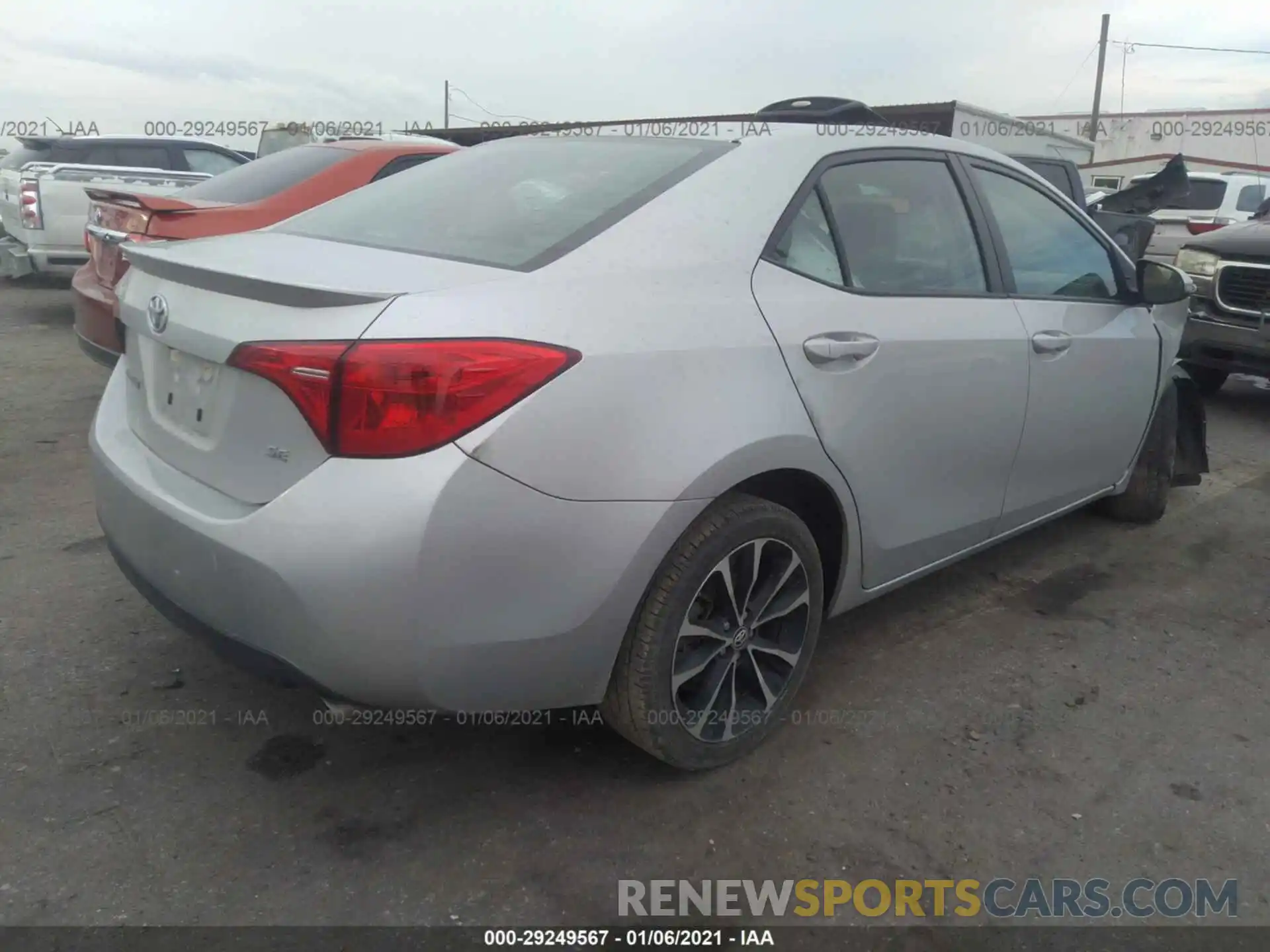 4 Photograph of a damaged car 5YFBURHE3KP911112 TOYOTA COROLLA 2019