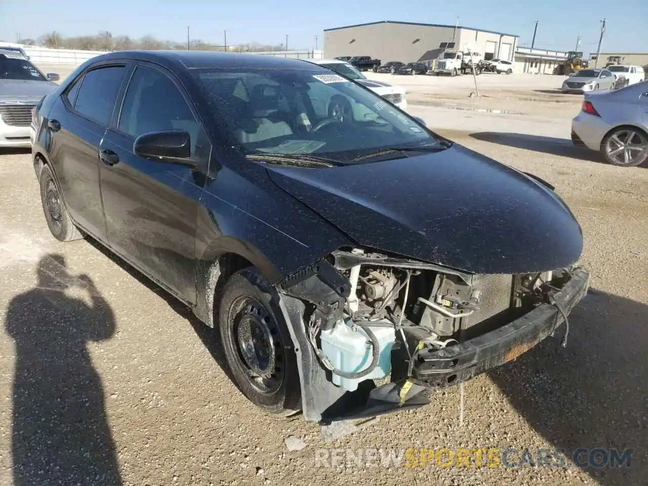 1 Photograph of a damaged car 5YFBURHE3KP911322 TOYOTA COROLLA 2019